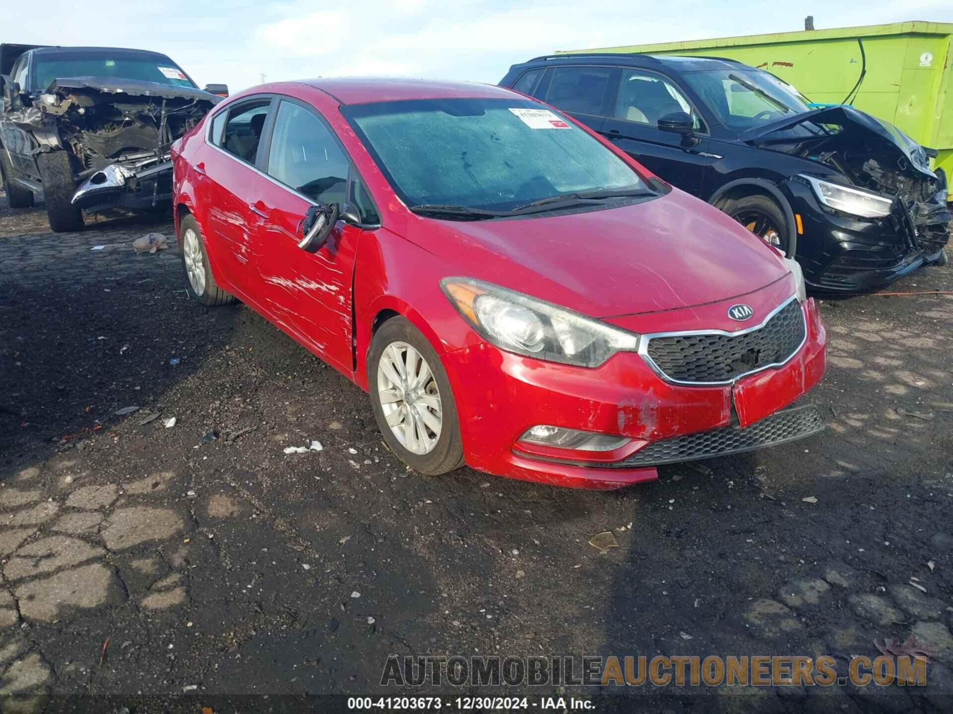 KNAFX4A88F5361292 KIA FORTE 2015