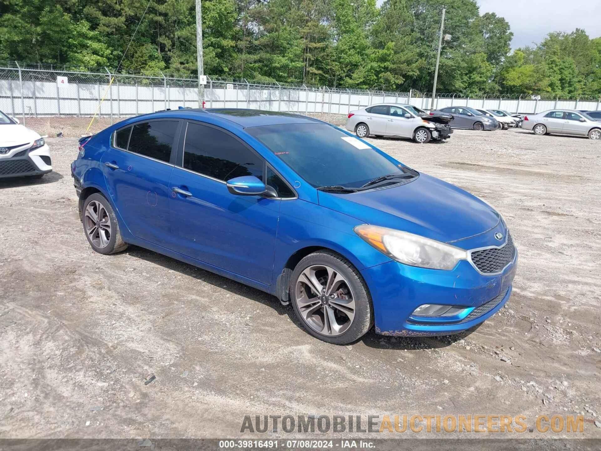 KNAFZ4A83E5102587 KIA FORTE 2014