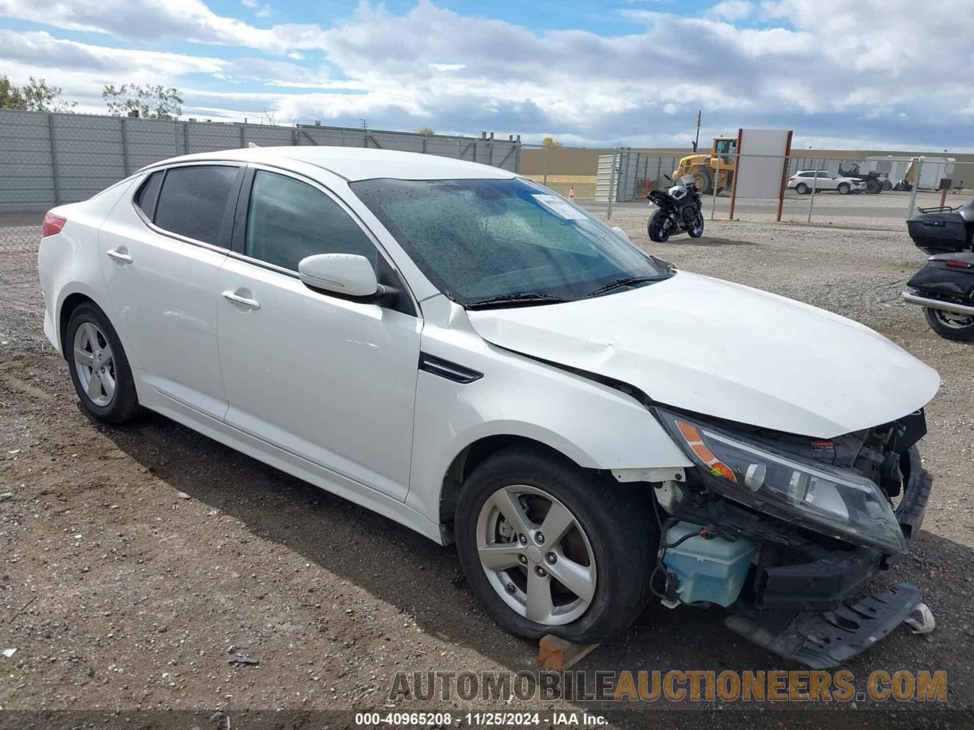 KNAGM4A75F5663465 KIA OPTIMA 2015