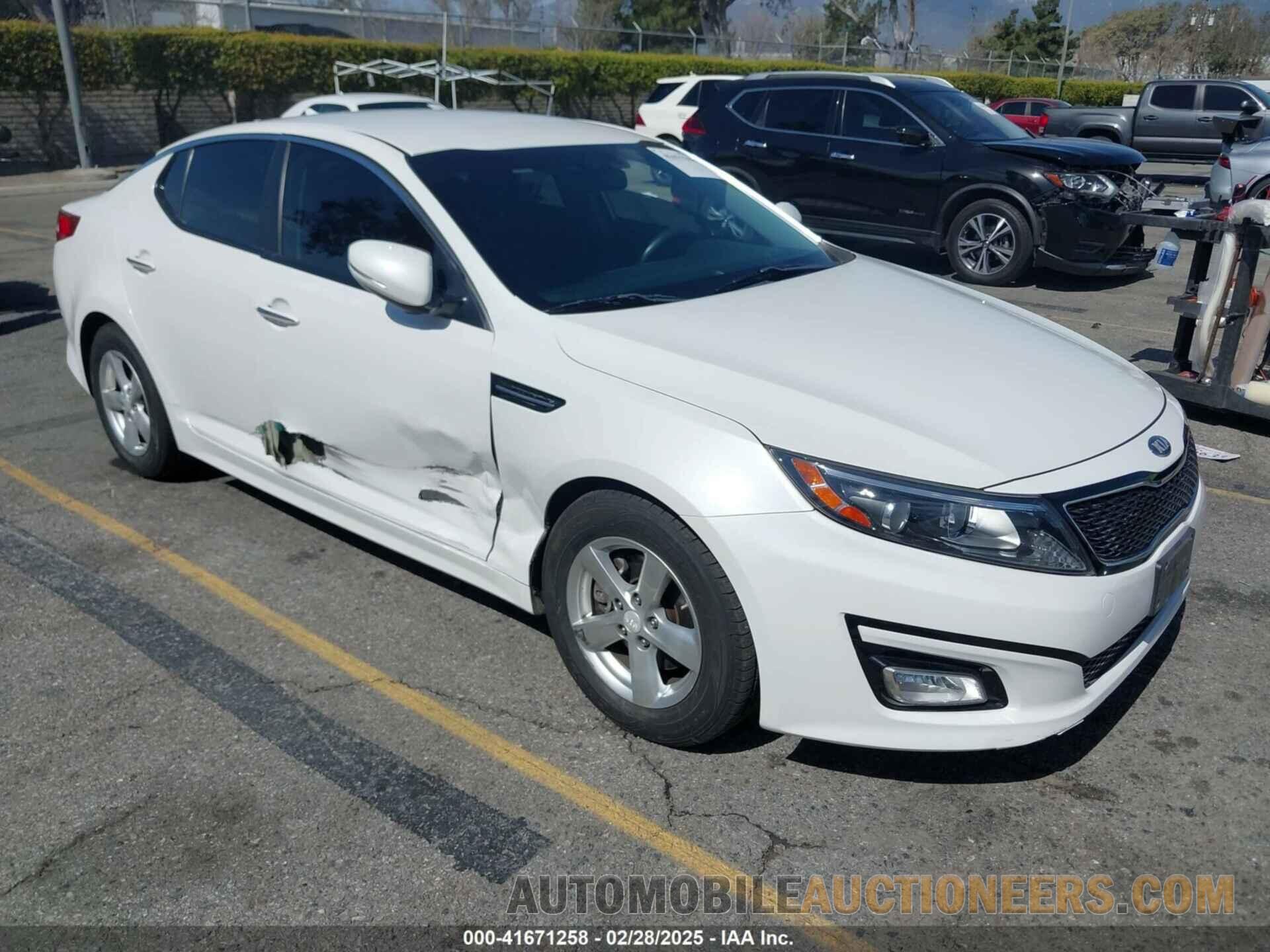 KNAGM4A76F5631396 KIA OPTIMA 2015