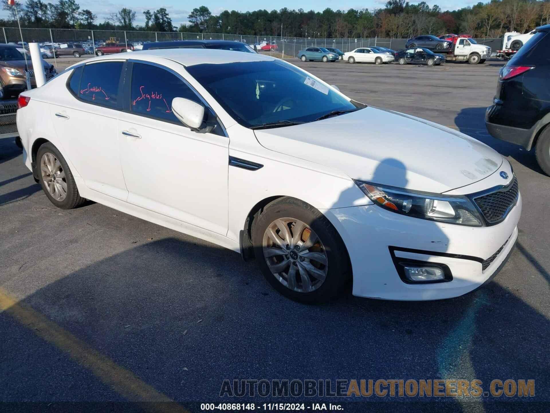 KNAGM4A77F5614784 KIA OPTIMA 2015