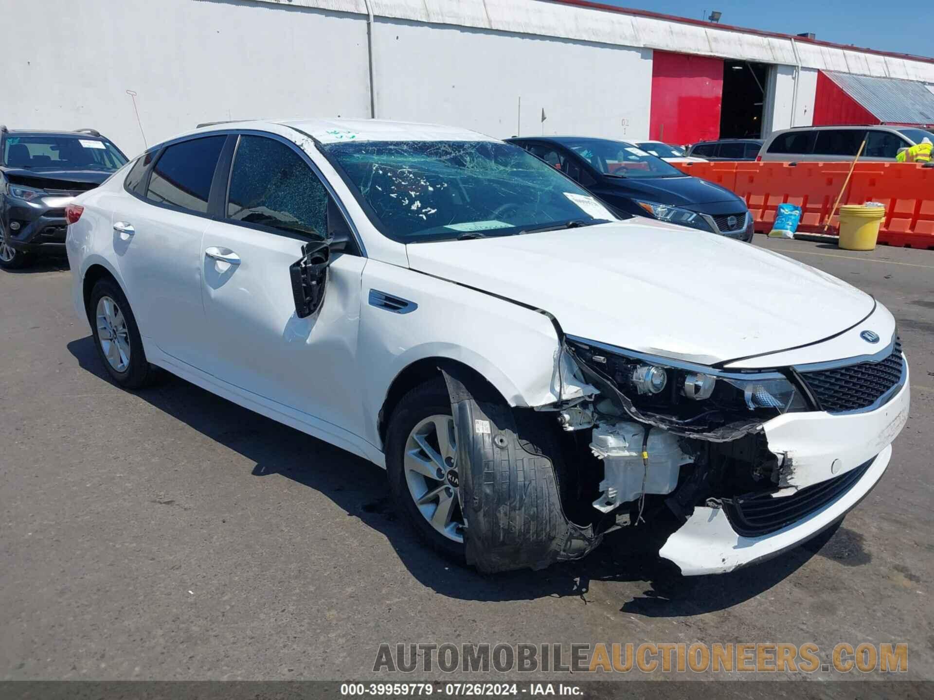 KNAGT4L30G5107014 KIA OPTIMA 2016