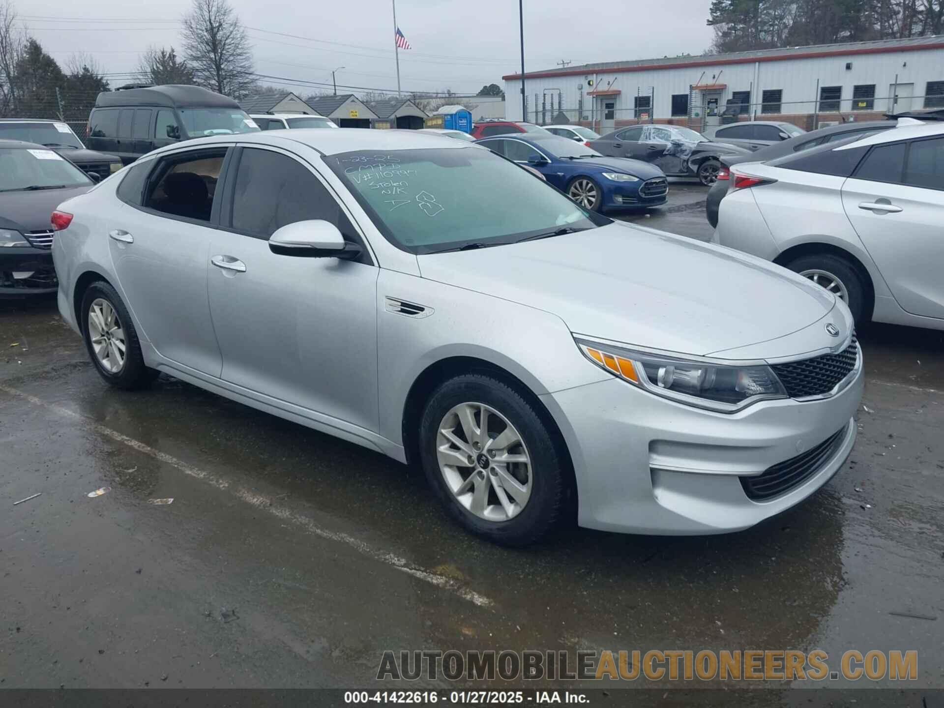 KNAGT4L34G5110997 KIA OPTIMA 2016