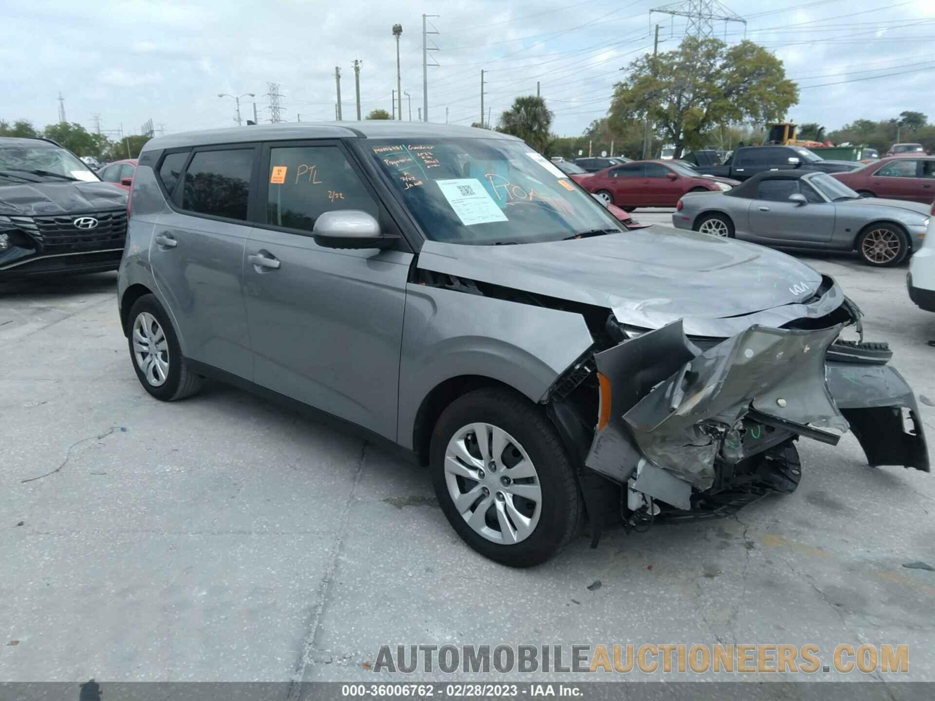 KNDJ23AU3N7820315 KIA SOUL 2022