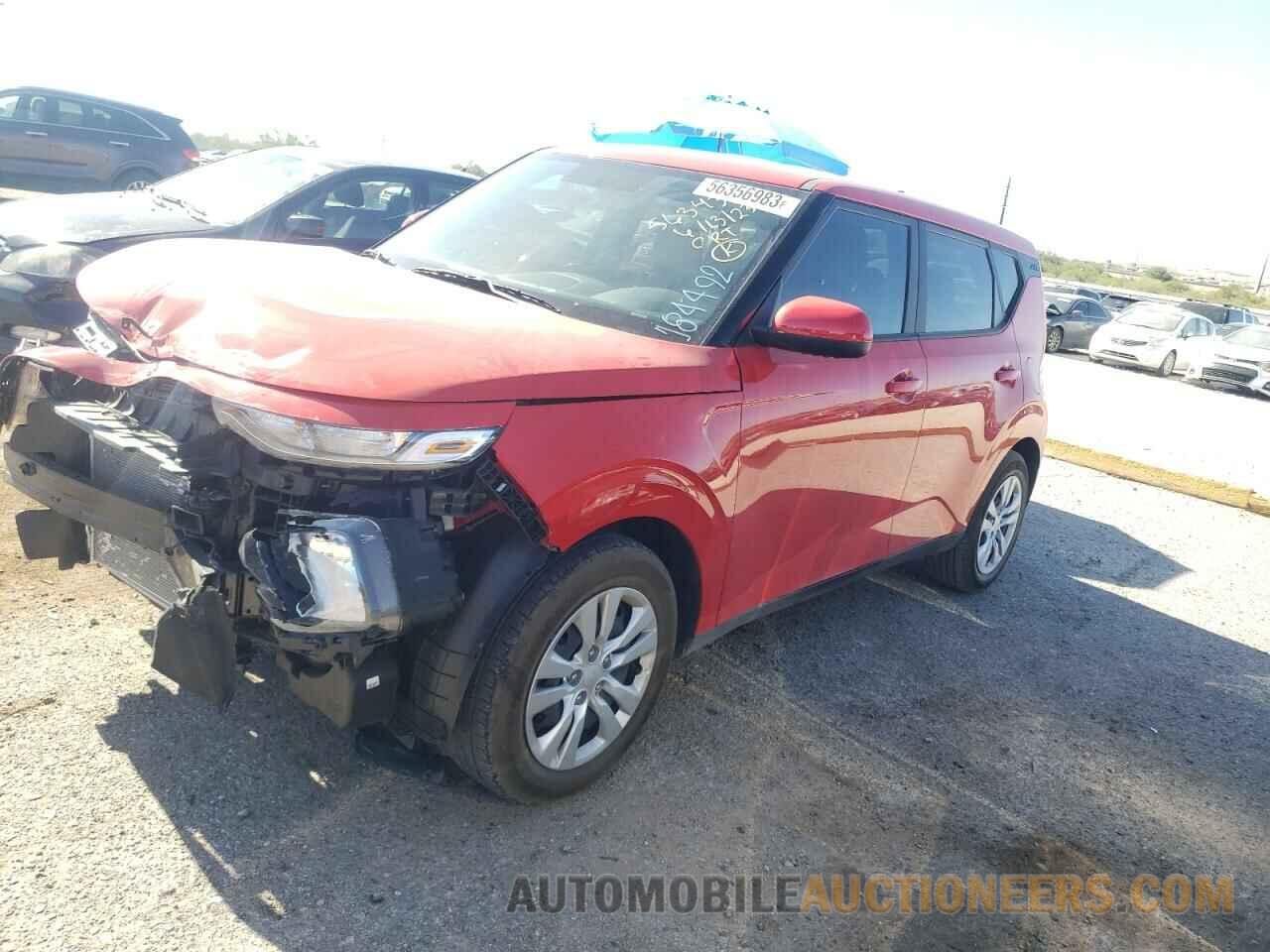 KNDJ23AUXN7184492 KIA SOUL 2022