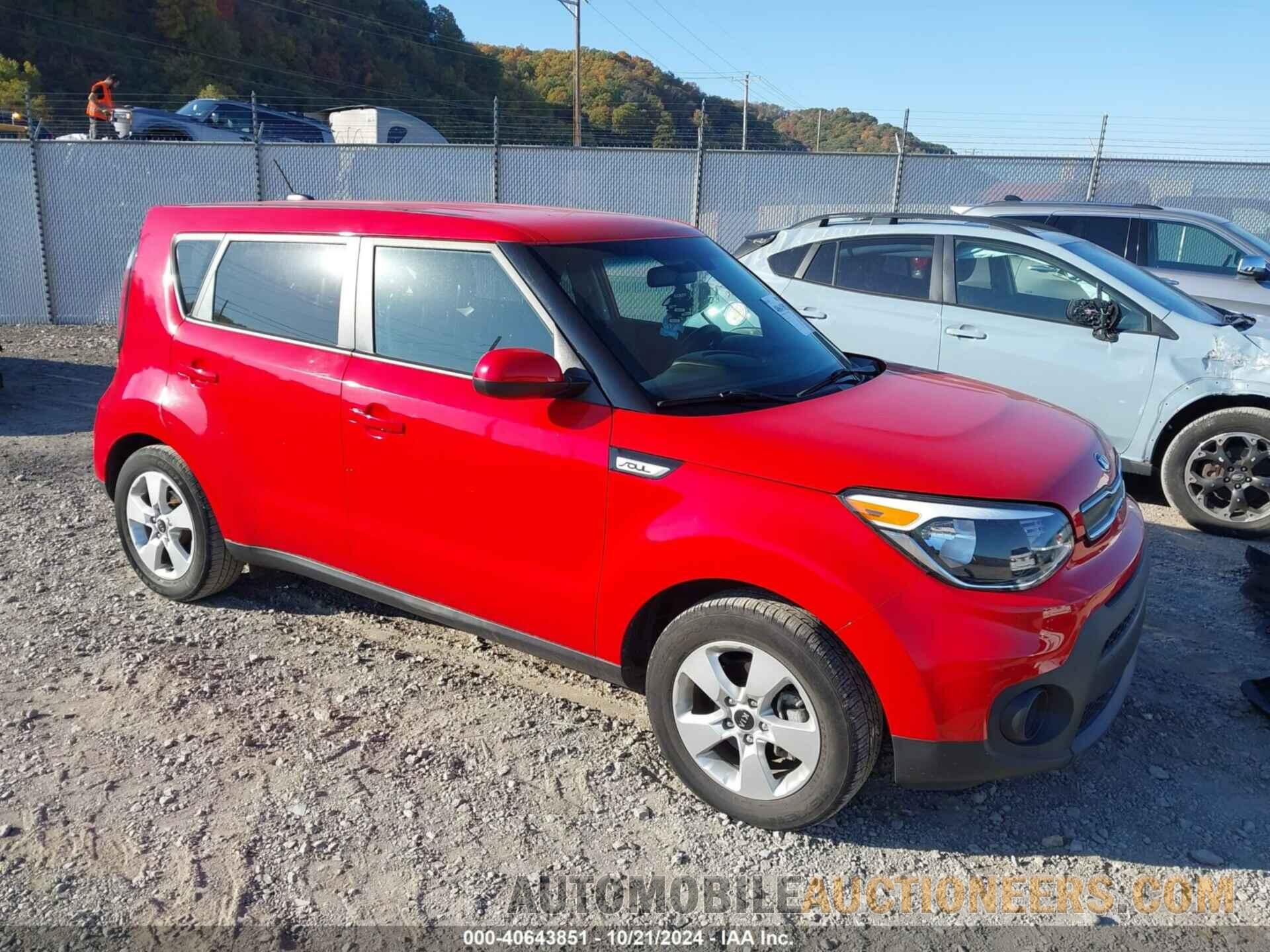 KNDJN2A20K7007607 KIA SOUL 2019