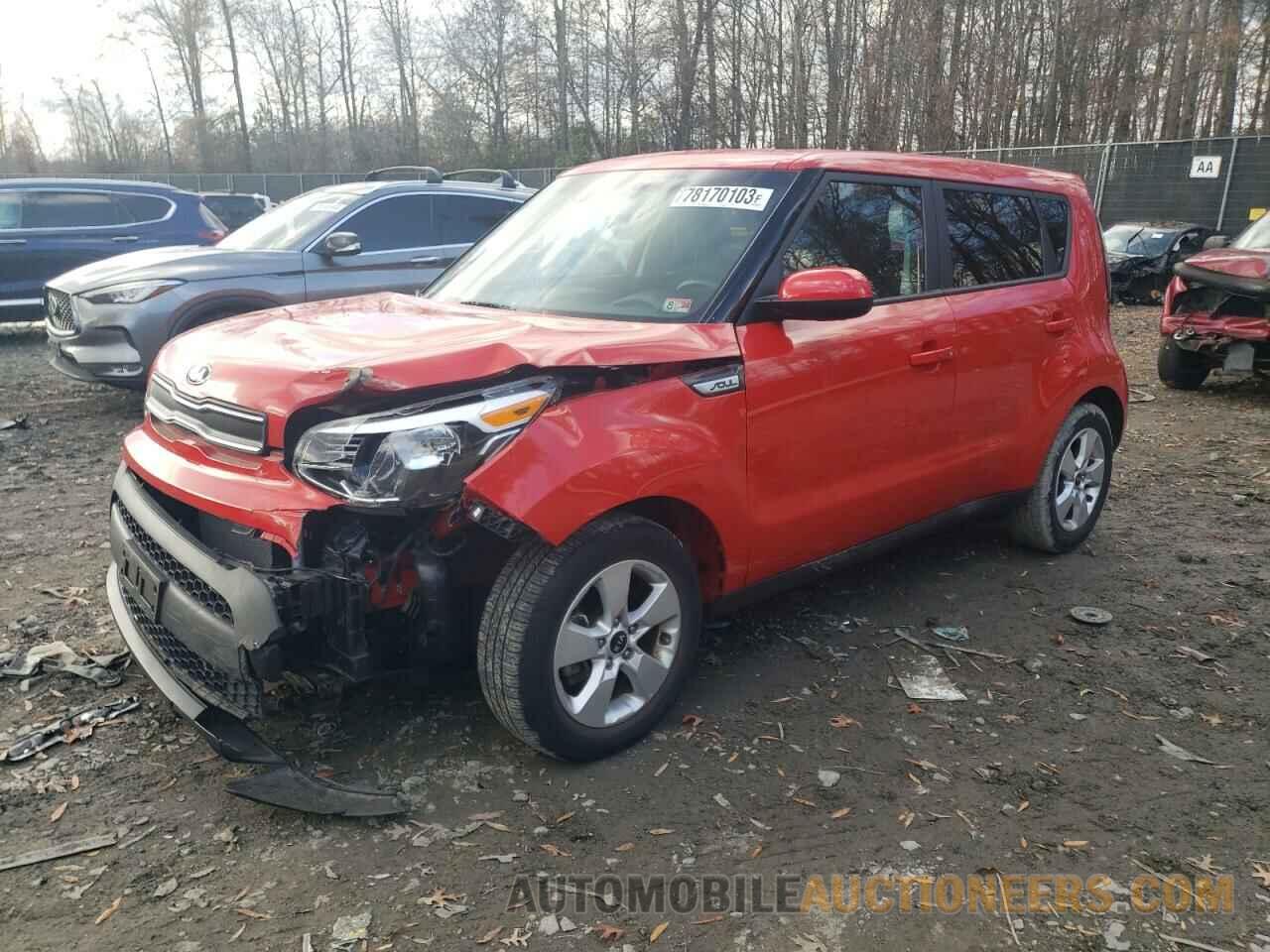 KNDJN2A20K7654167 KIA SOUL 2019