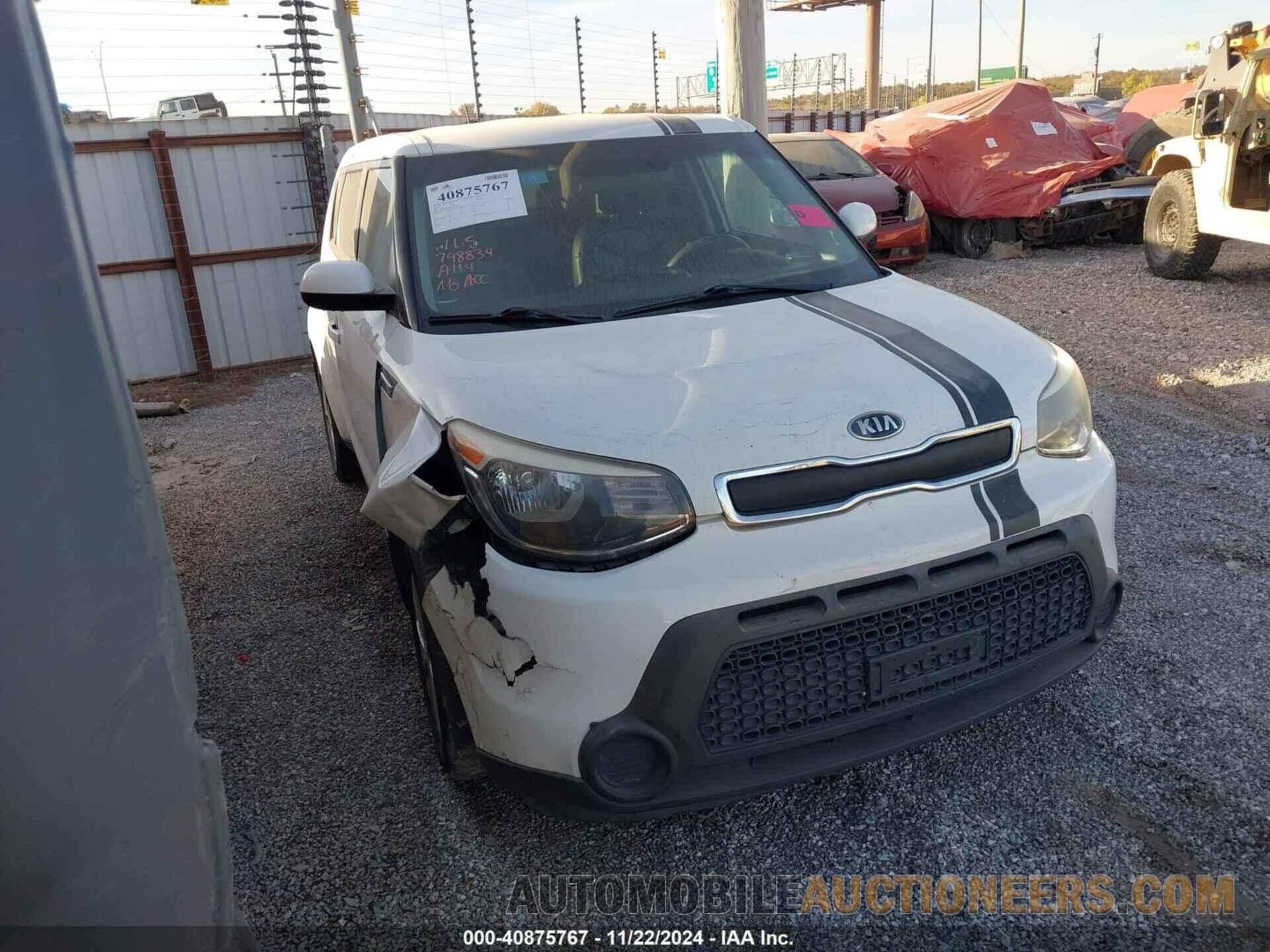 KNDJN2A21F7798834 KIA SOUL 2015