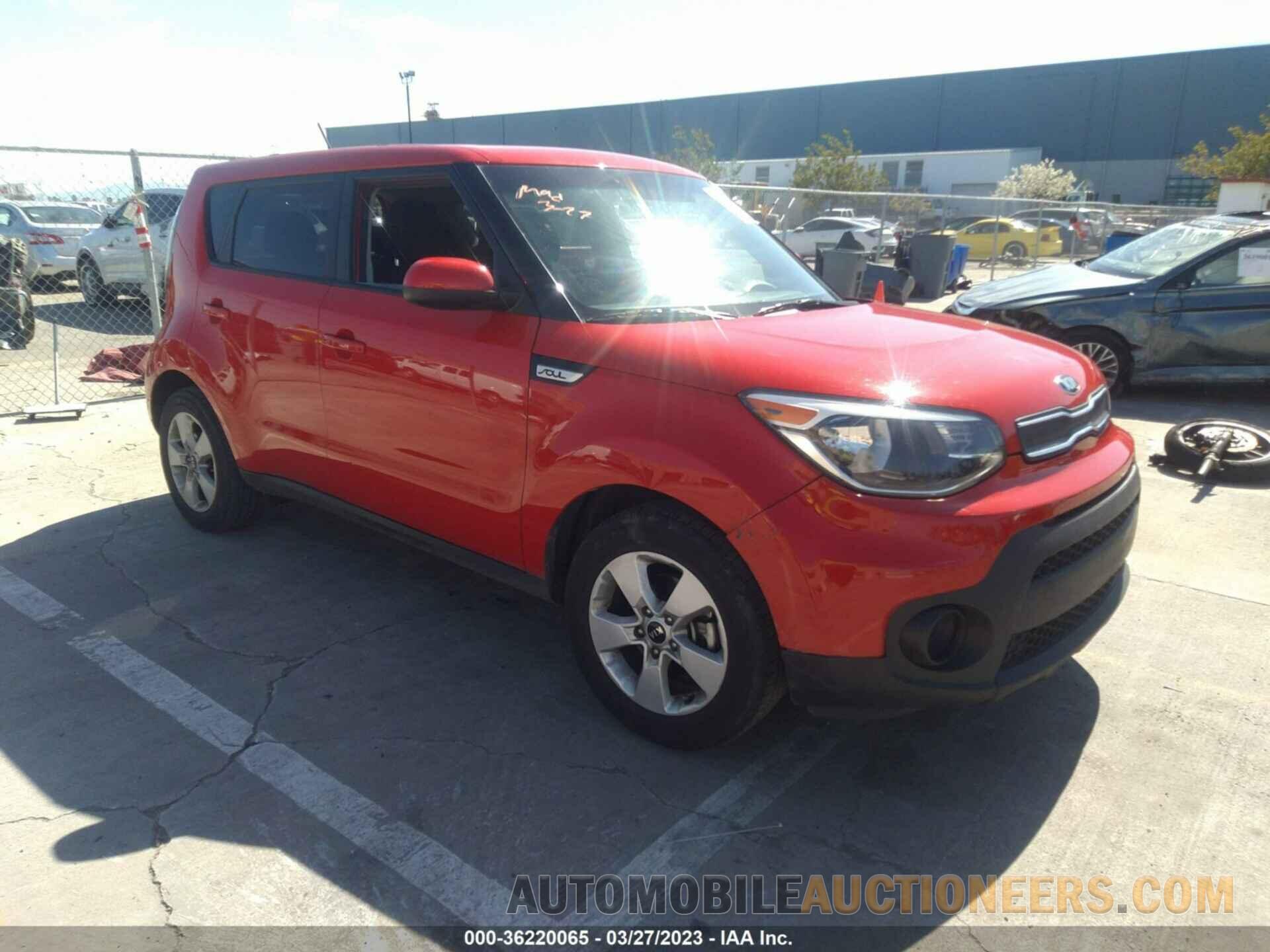 KNDJN2A21K7663931 KIA SOUL 2019