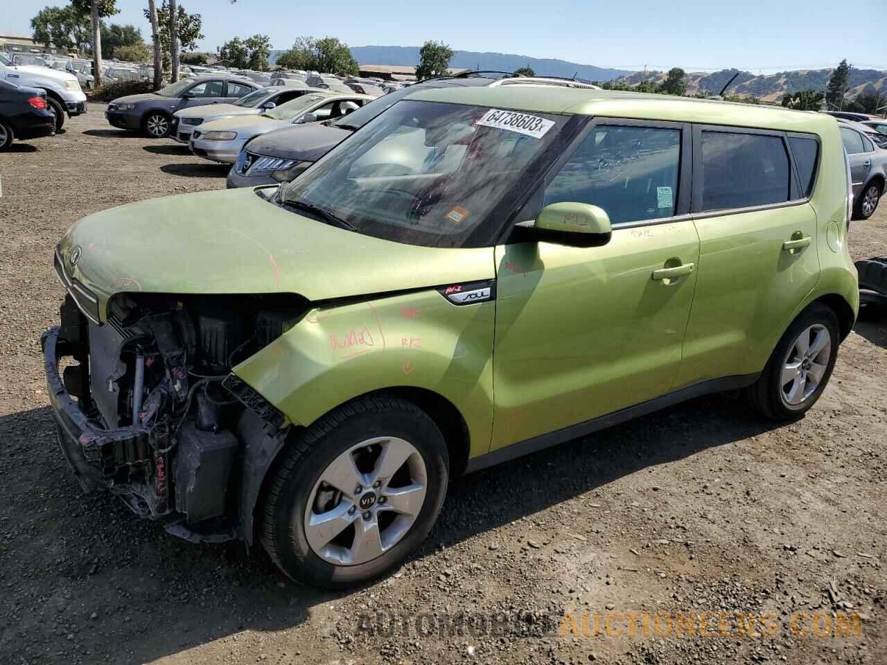 KNDJN2A21K7916312 KIA SOUL 2019