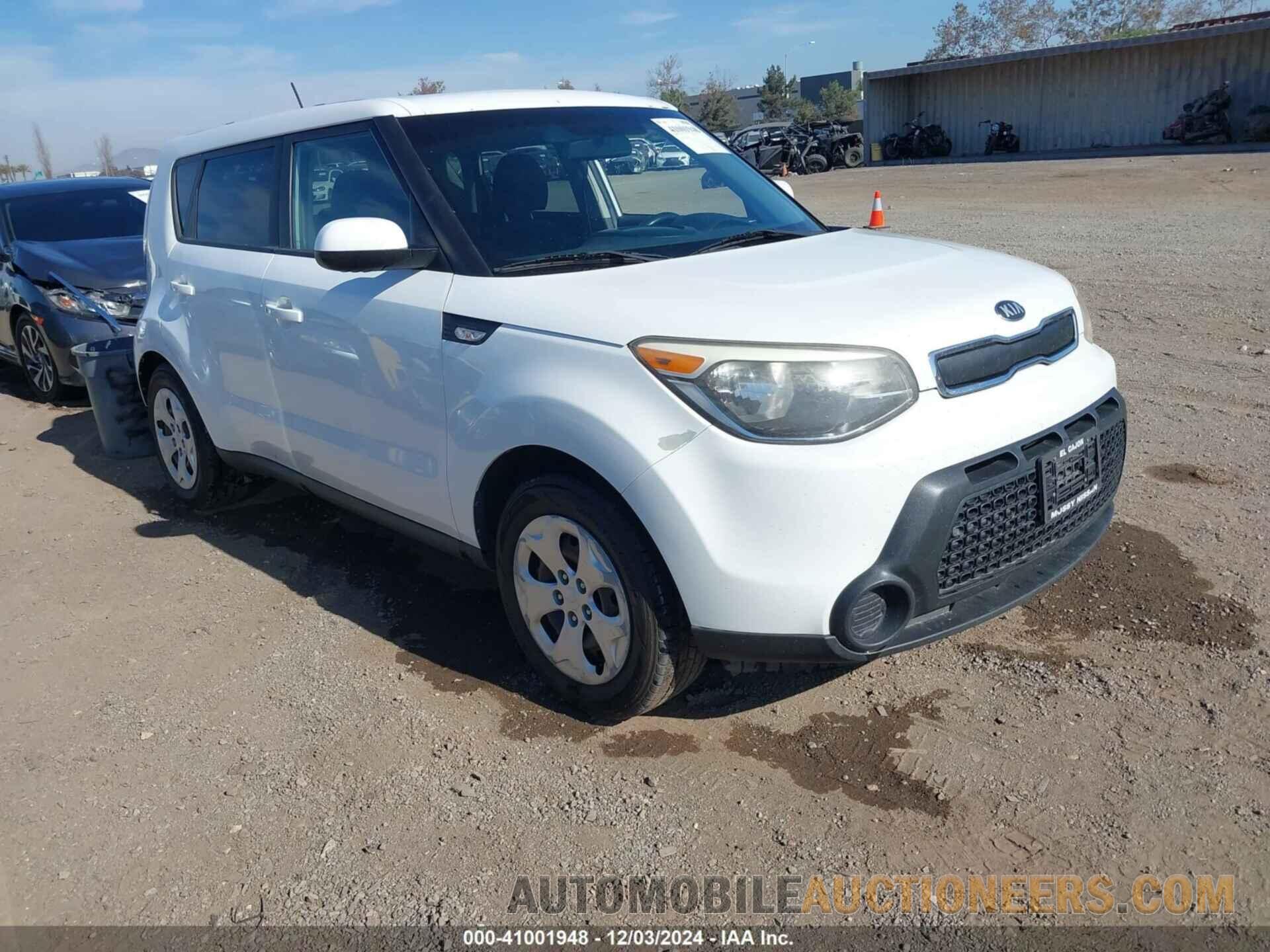 KNDJN2A22E7038524 KIA SOUL 2014