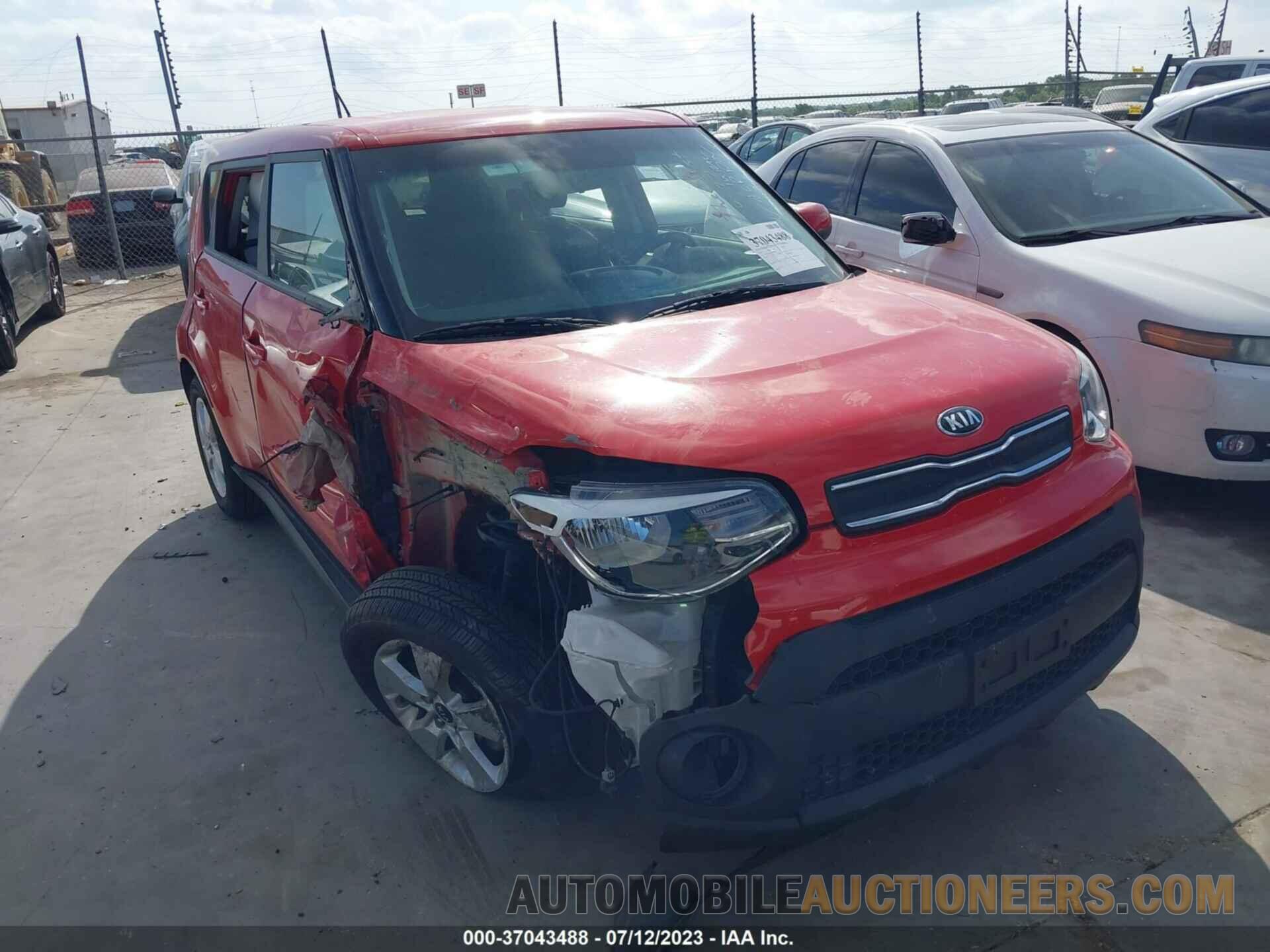 KNDJN2A24K7018707 KIA SOUL 2019