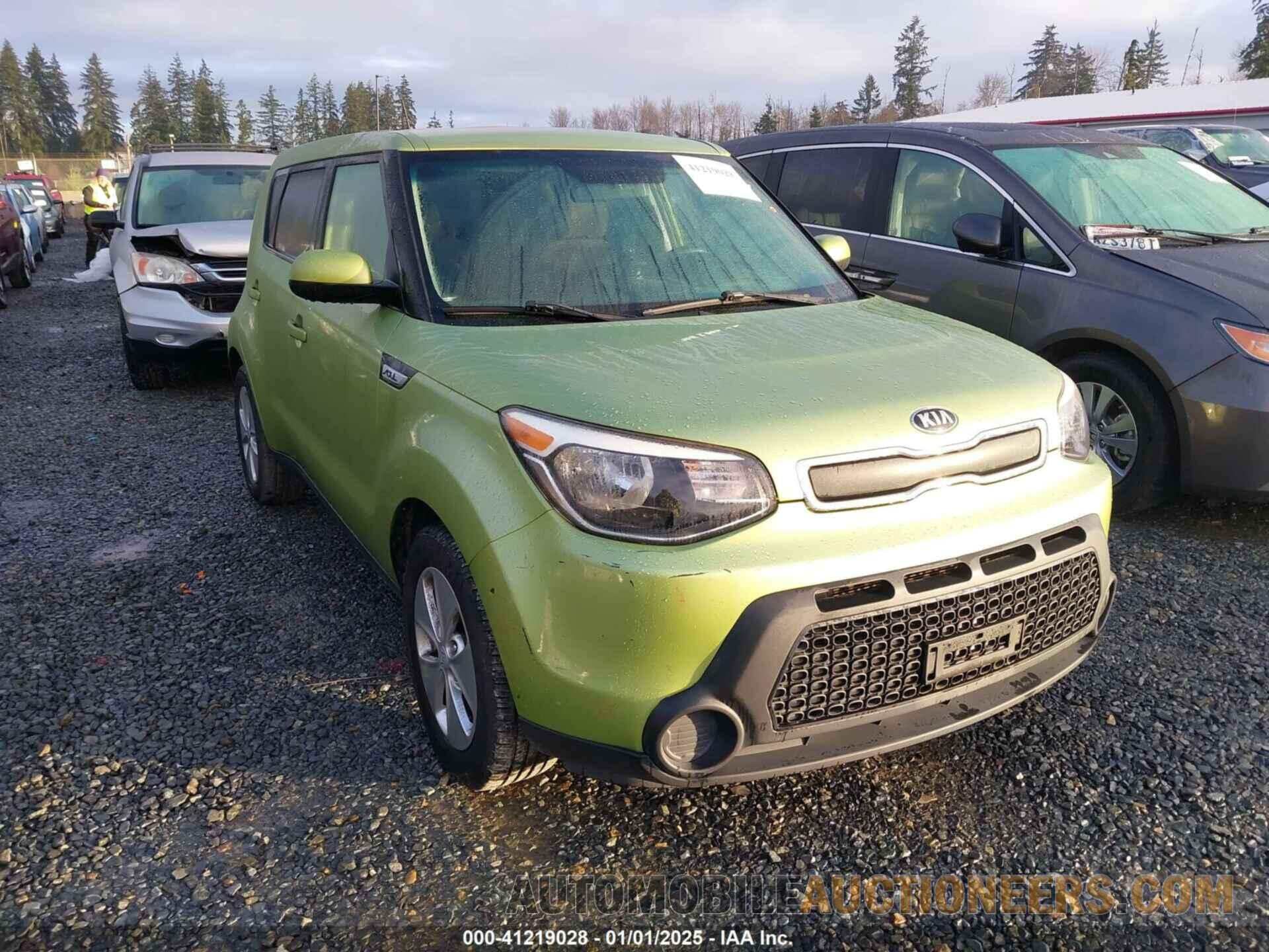 KNDJN2A25F7800780 KIA SOUL 2015