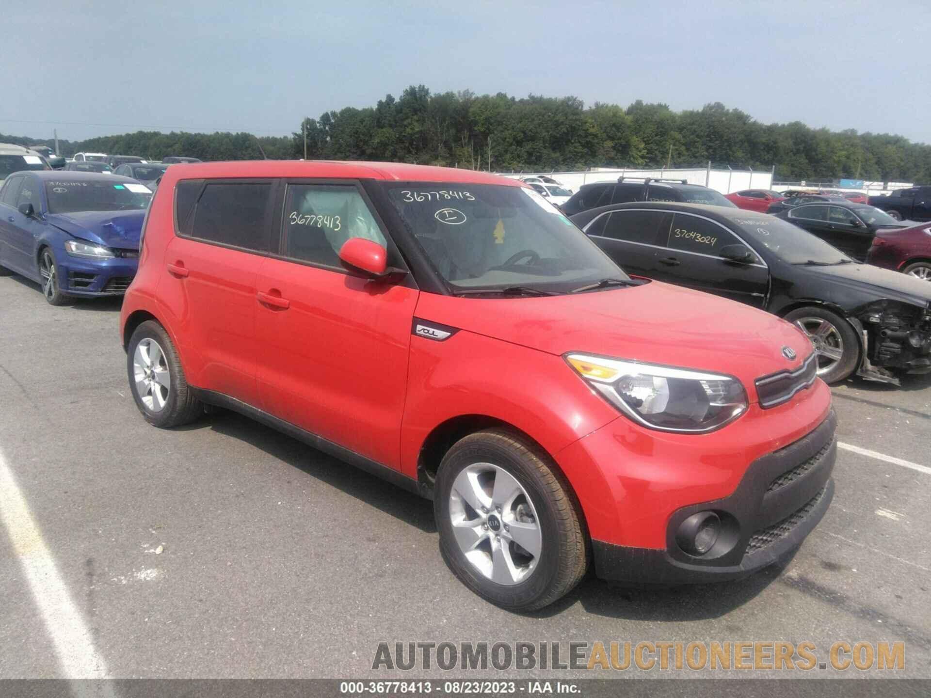 KNDJN2A25K7673944 KIA SOUL 2019