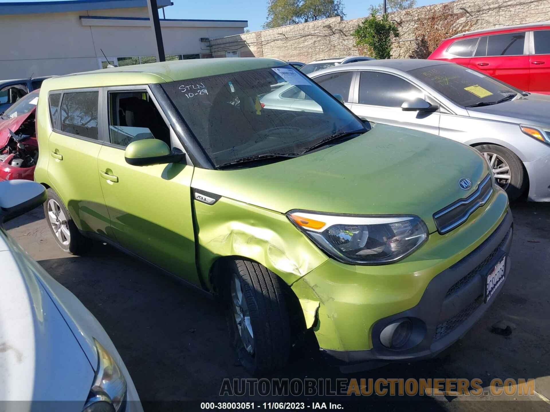 KNDJN2A25K7914322 KIA SOUL 2019