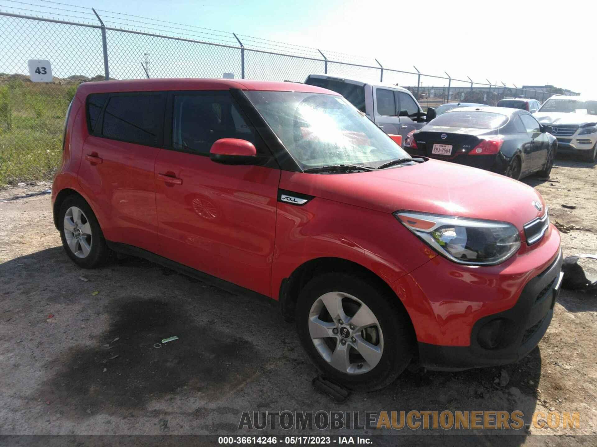 KNDJN2A26K7658417 KIA SOUL 2019