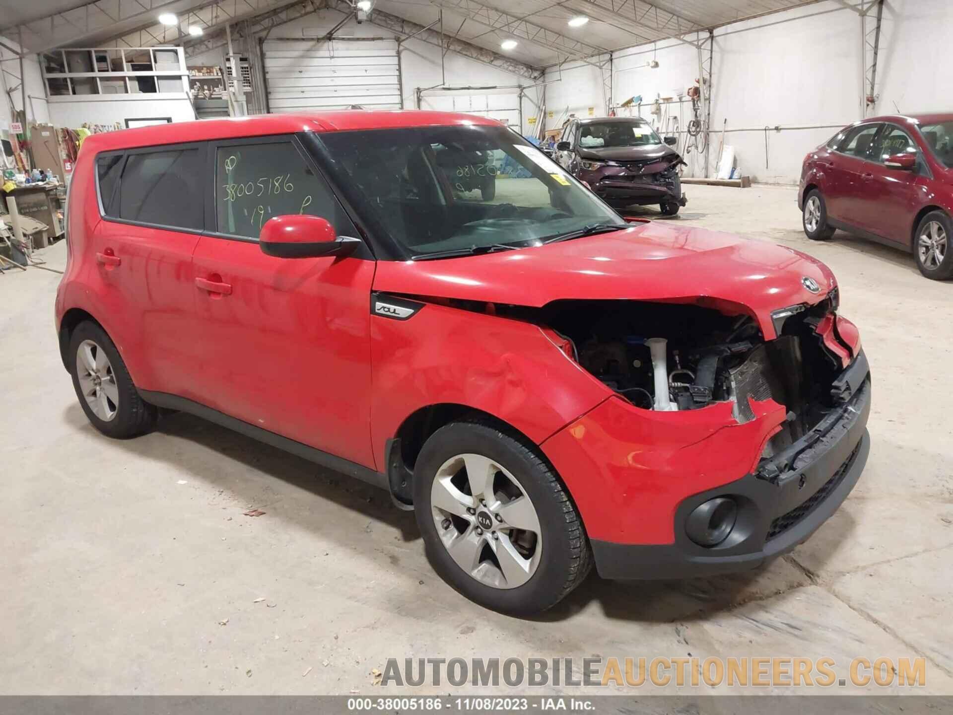 KNDJN2A26K7665402 KIA SOUL 2019