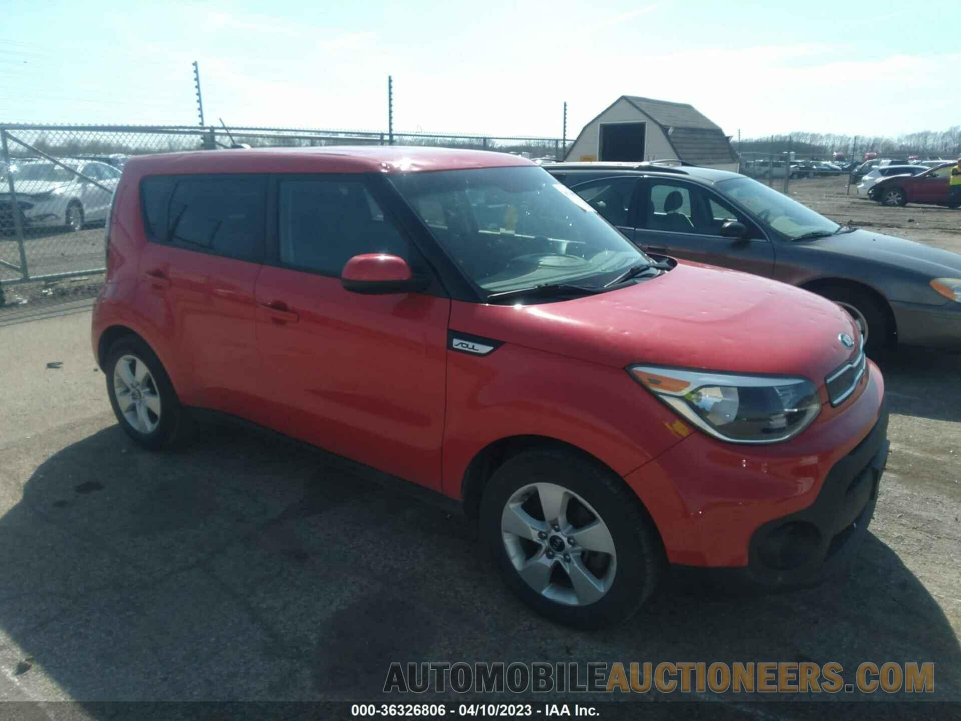 KNDJN2A26K7666100 KIA SOUL 2019