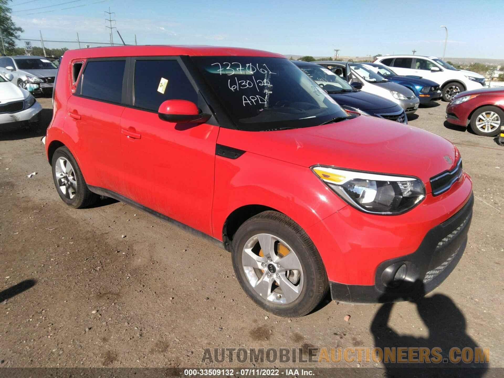 KNDJN2A29K7652319 KIA SOUL 2019