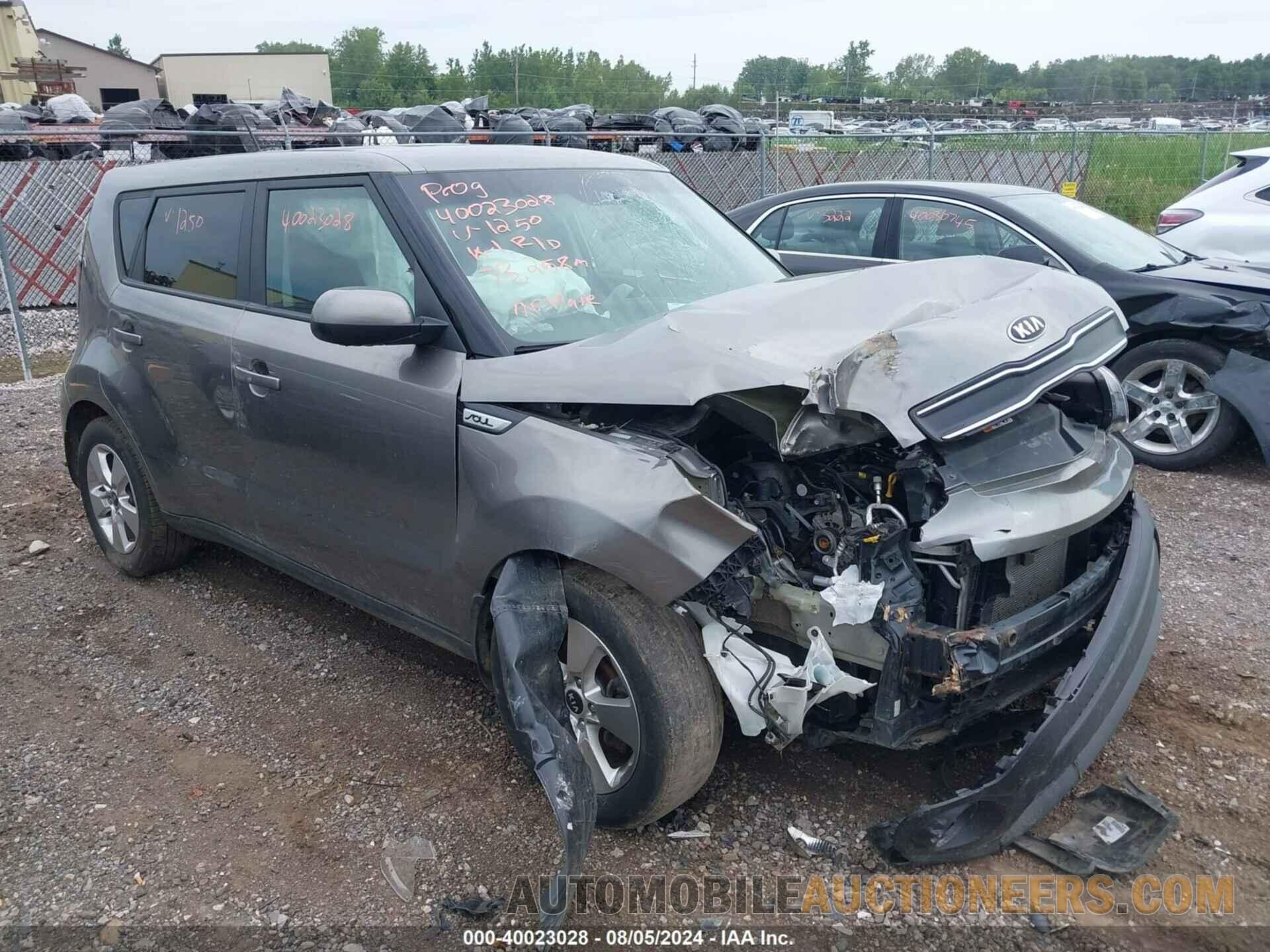 KNDJN2A2XK7001250 KIA SOUL 2019