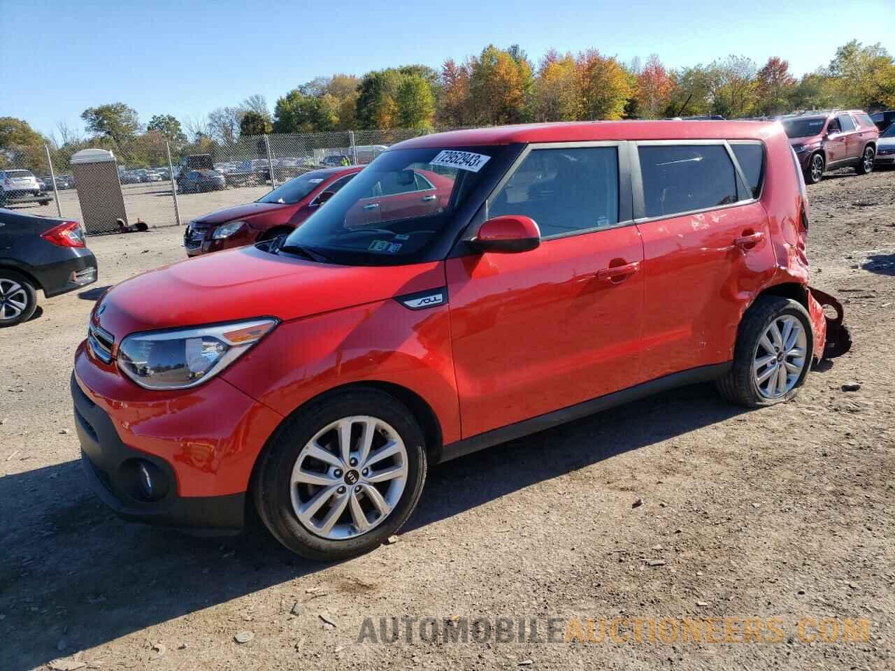 KNDJP3A50K7018813 KIA SOUL 2019