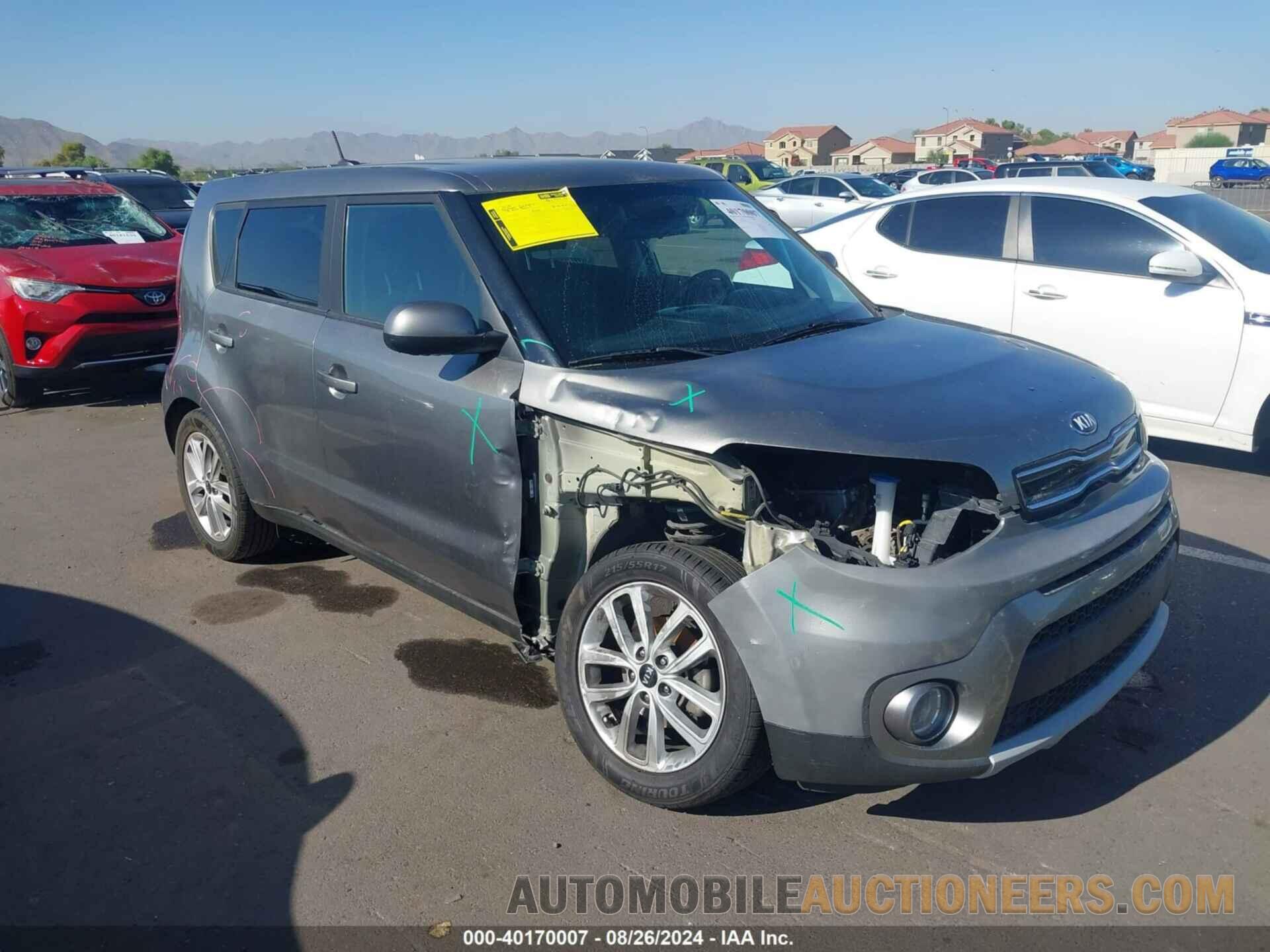 KNDJP3A52K7698827 KIA SOUL 2019