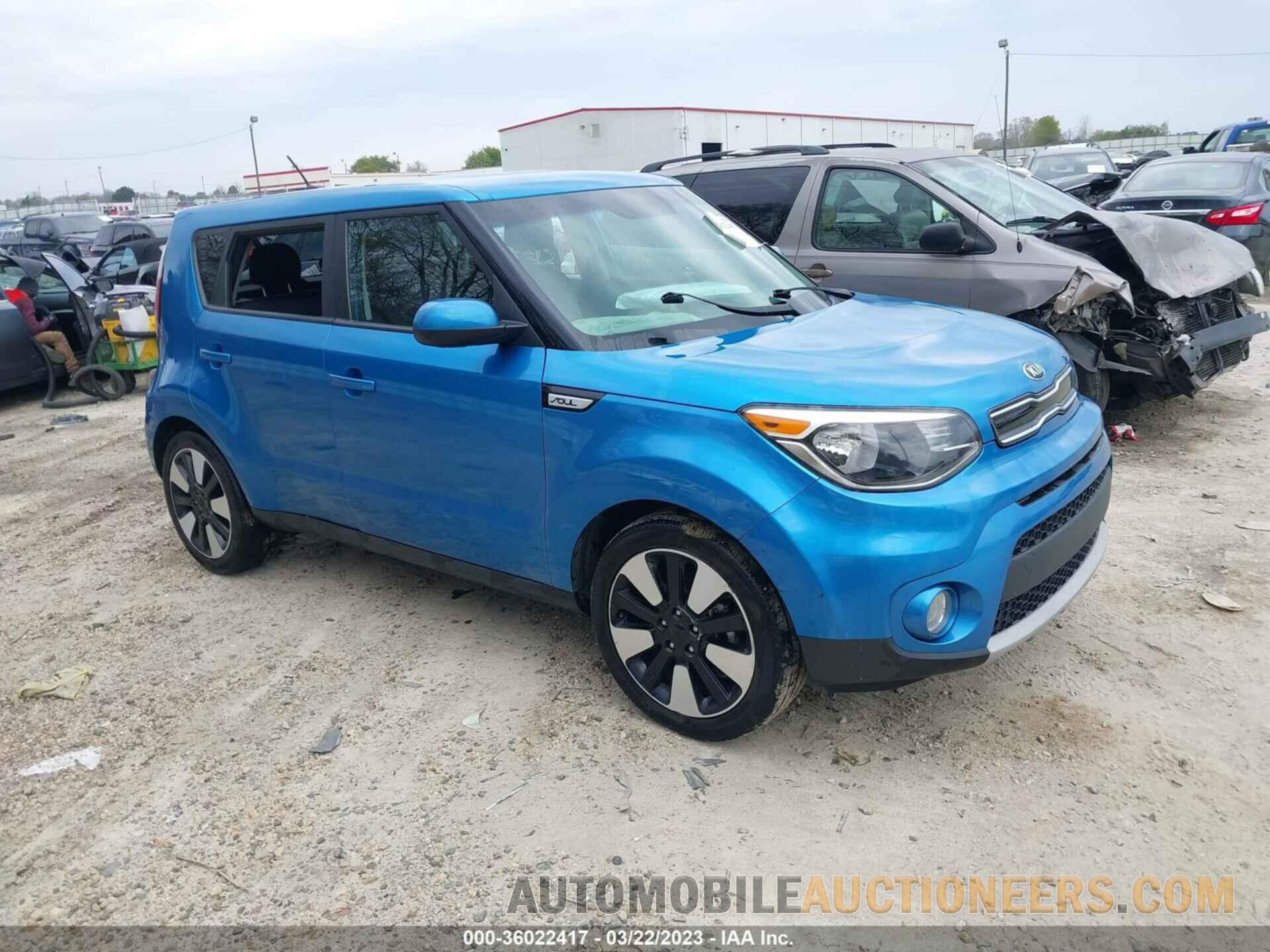 KNDJP3A53K7631329 KIA SOUL 2019