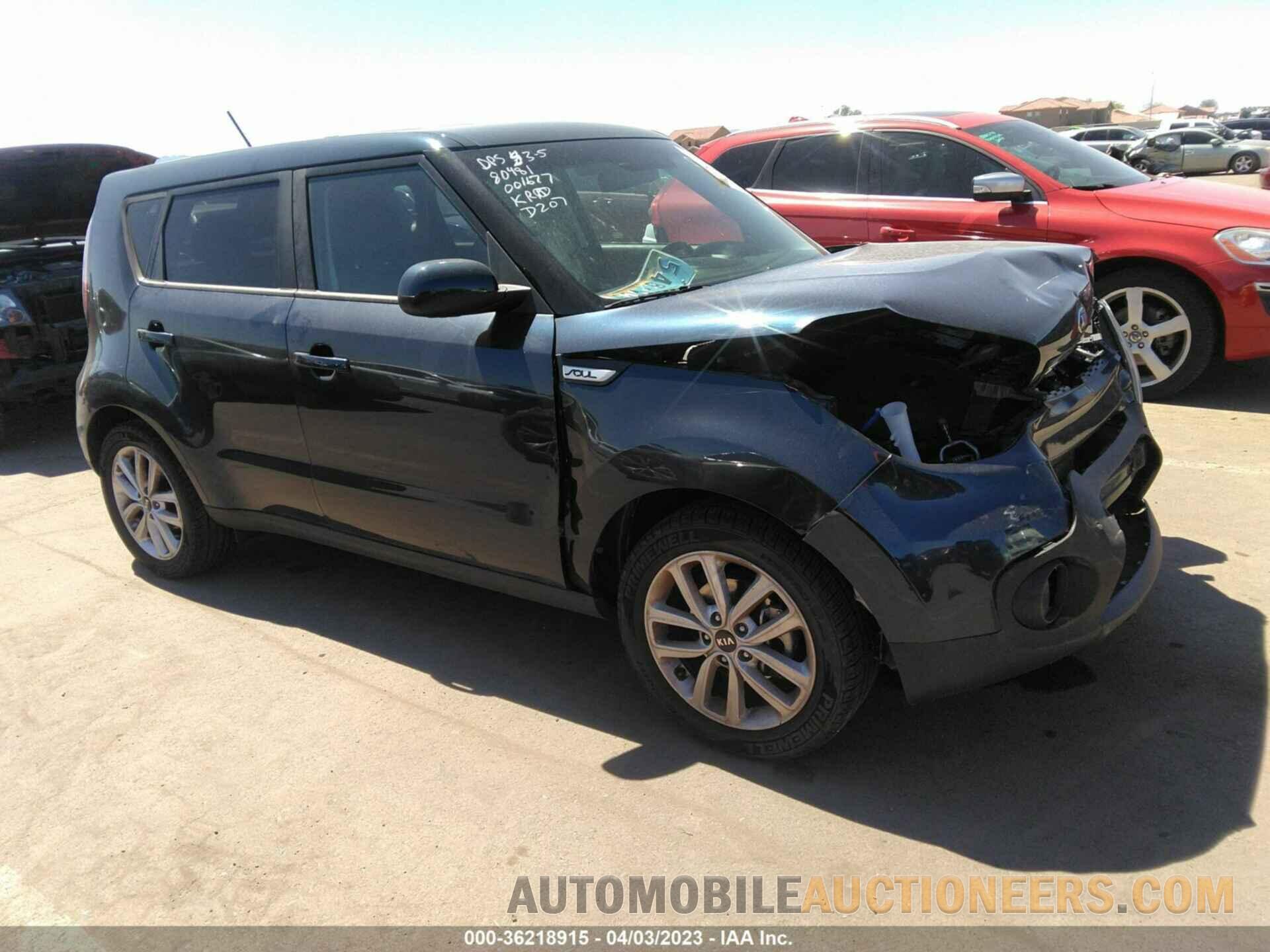 KNDJP3A5XK7001677 KIA SOUL 2019