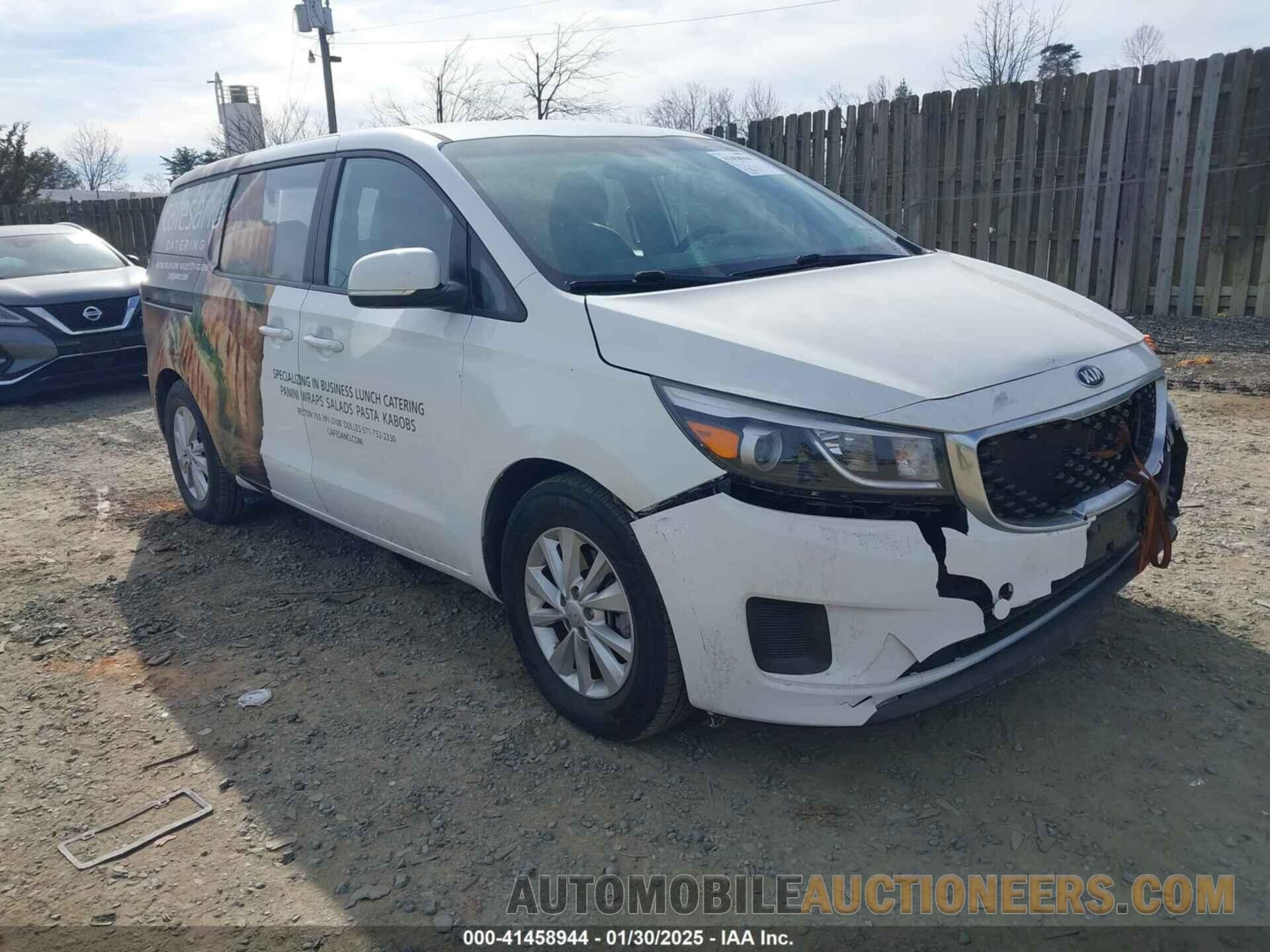 KNDMA5C10G6149712 KIA SEDONA 2016