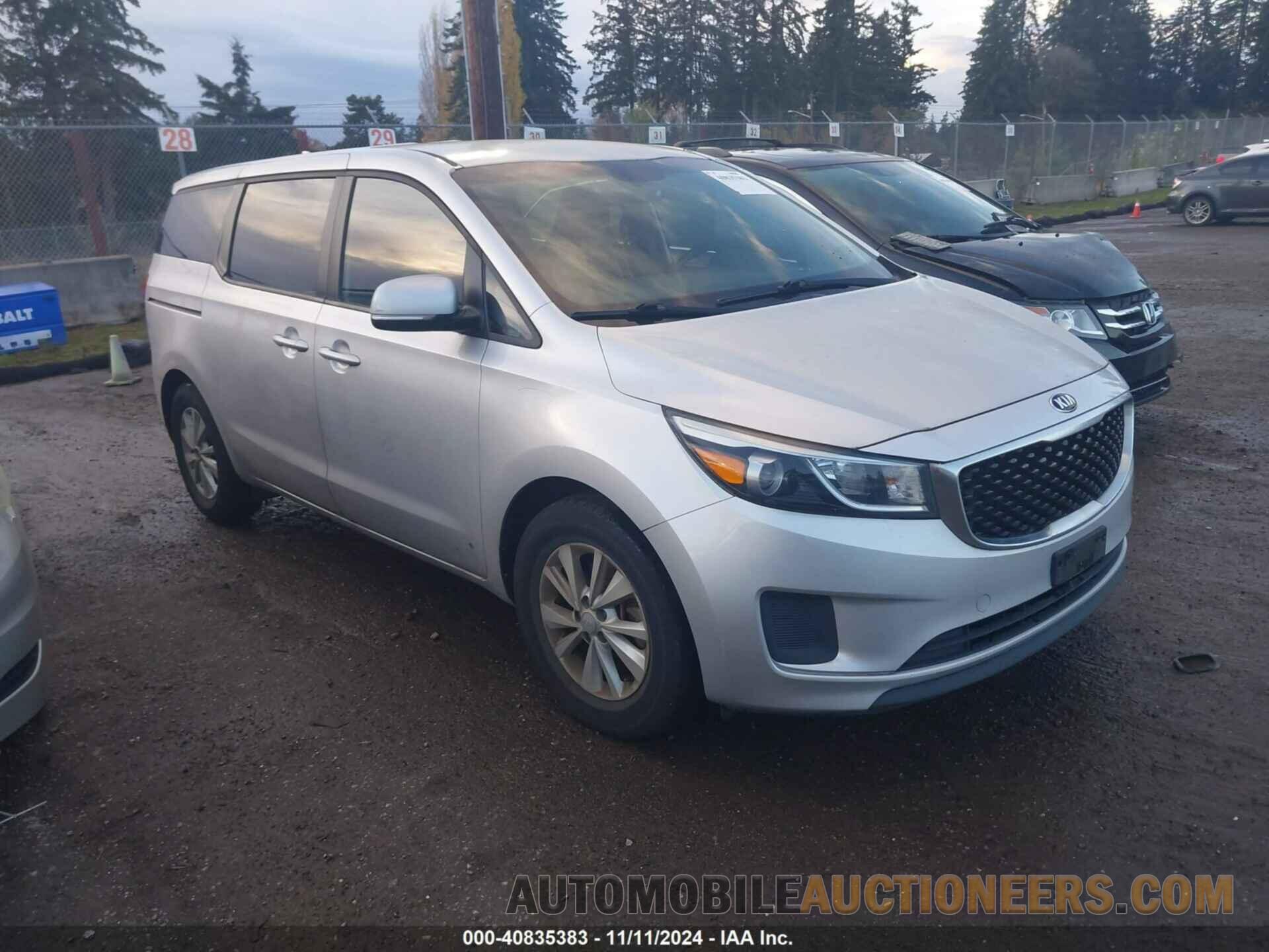 KNDMA5C12G6103198 KIA SEDONA 2016