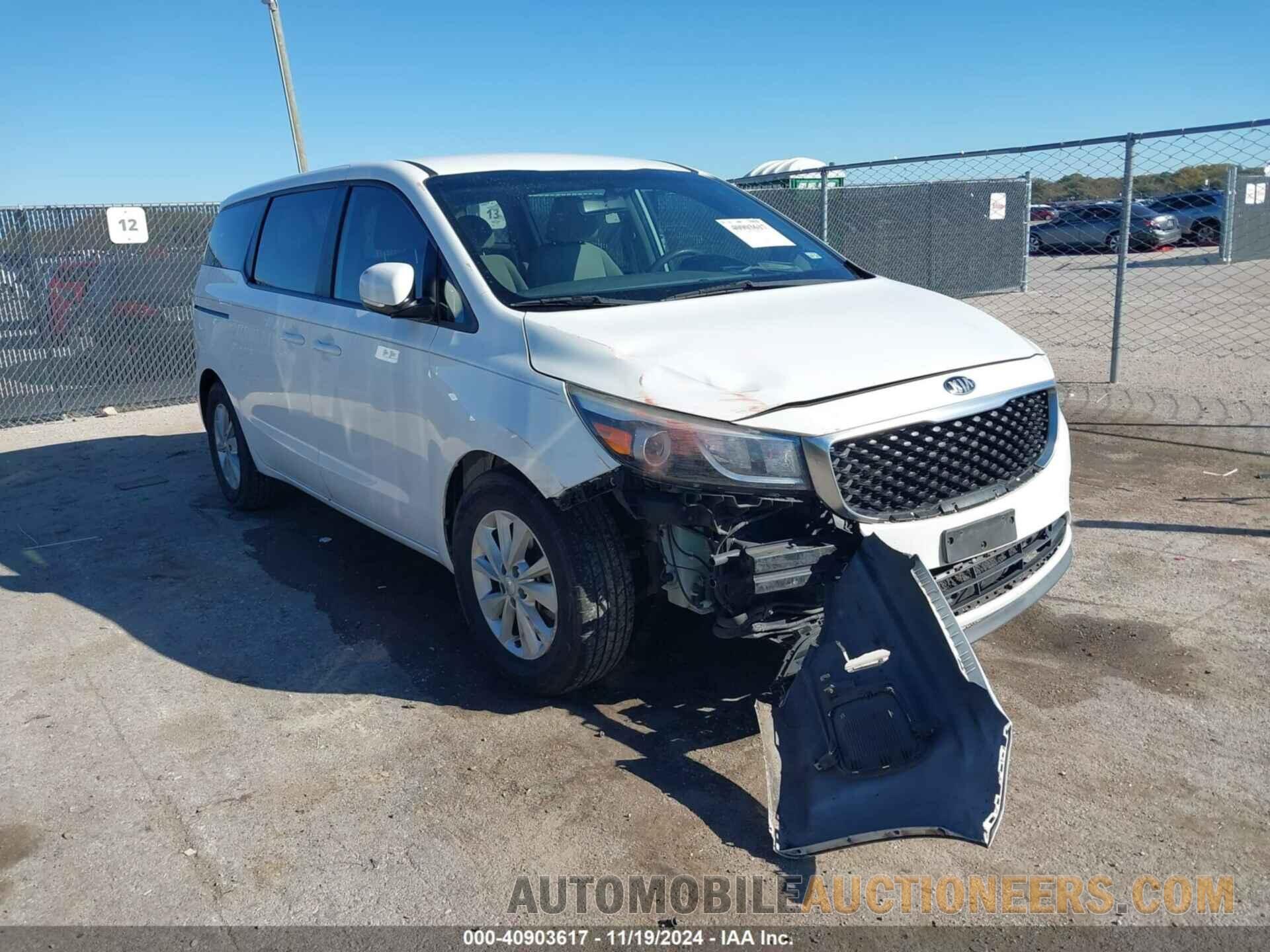 KNDMA5C16G6207659 KIA SEDONA 2016