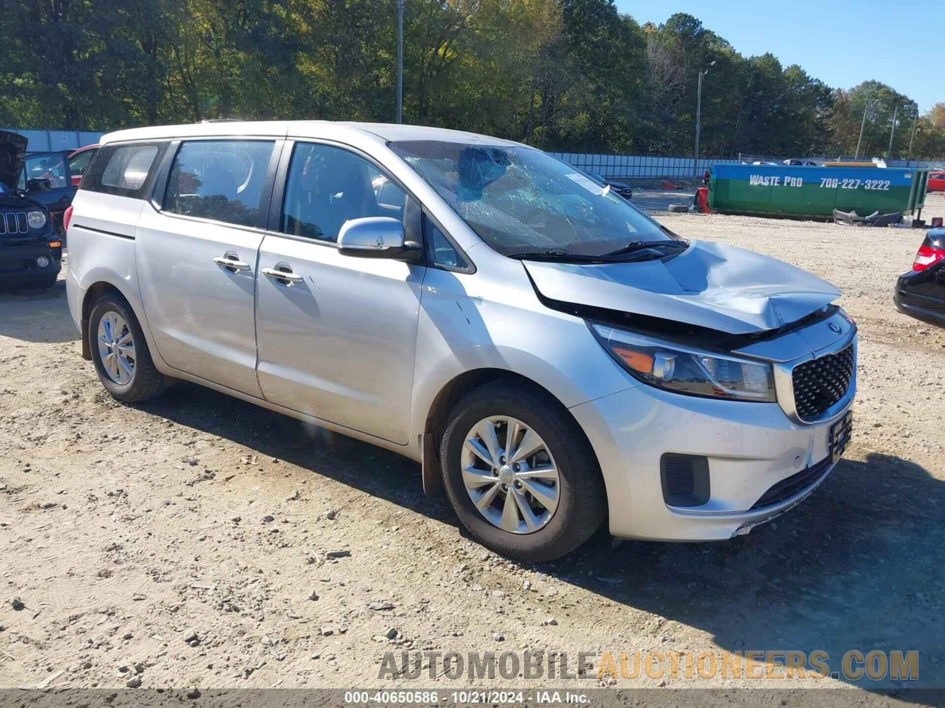 KNDMA5C17H6279567 KIA SEDONA 2017