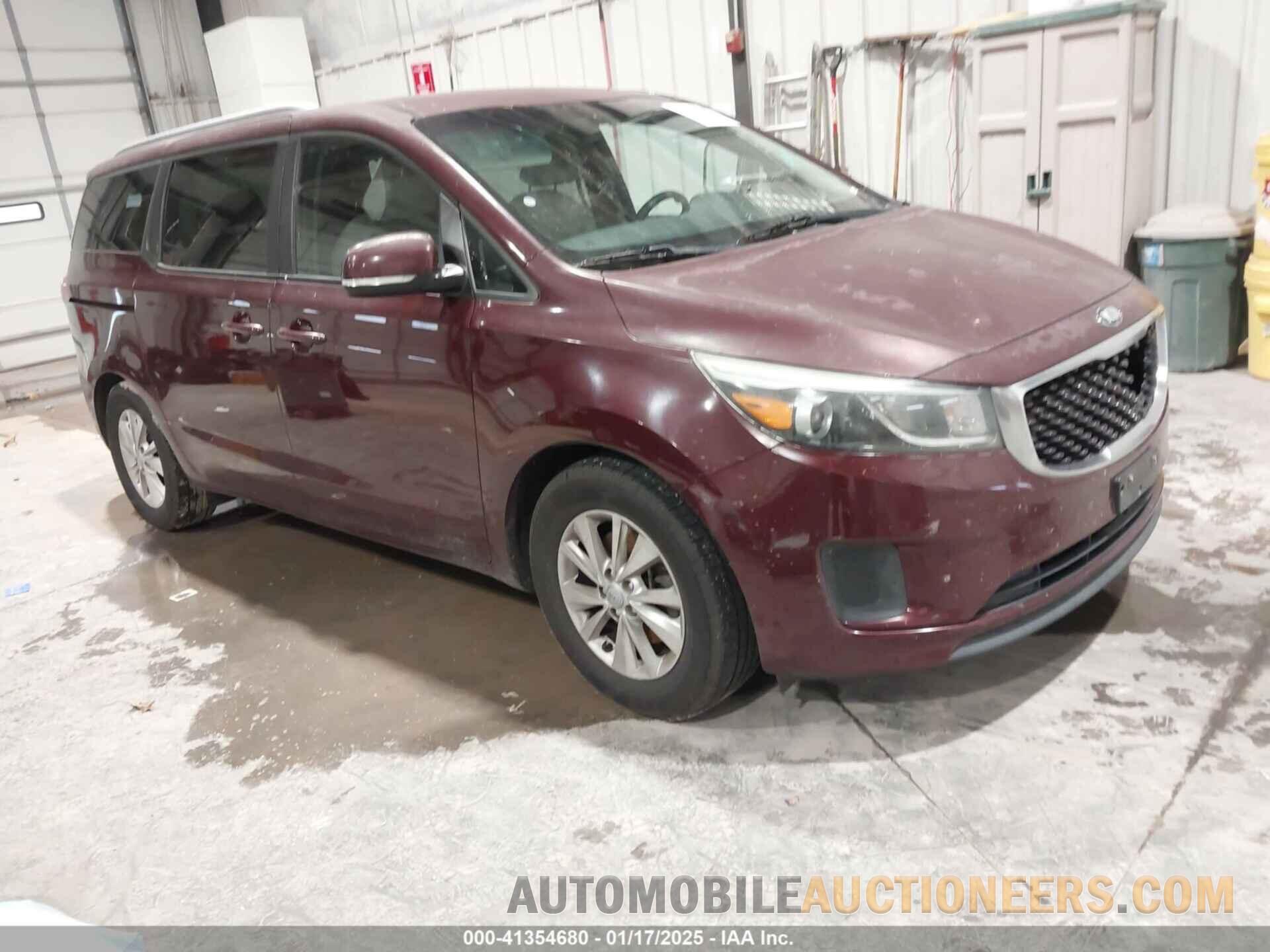 KNDMB5C10G6121308 KIA SEDONA 2016