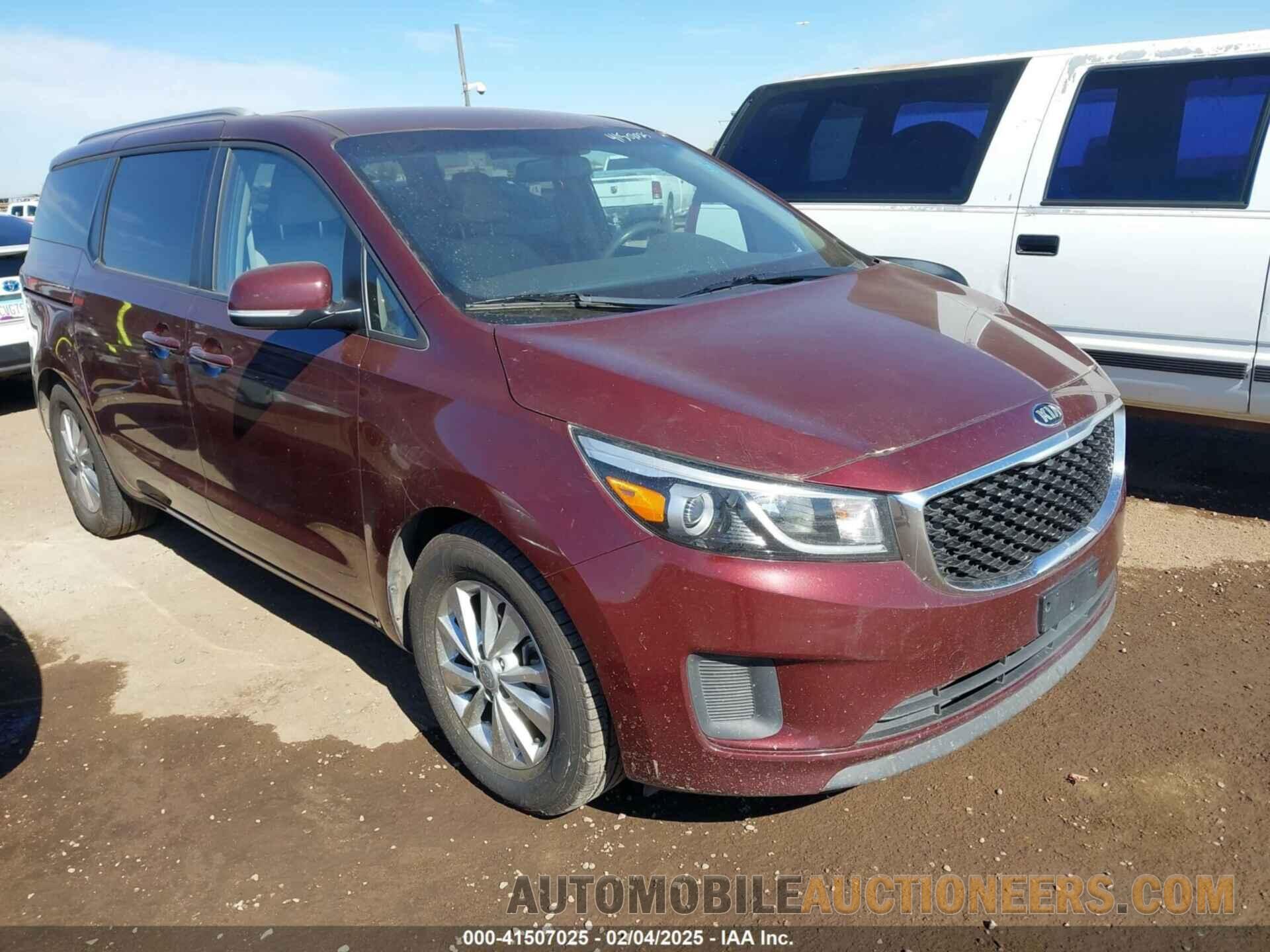 KNDMB5C10G6149254 KIA SEDONA 2016