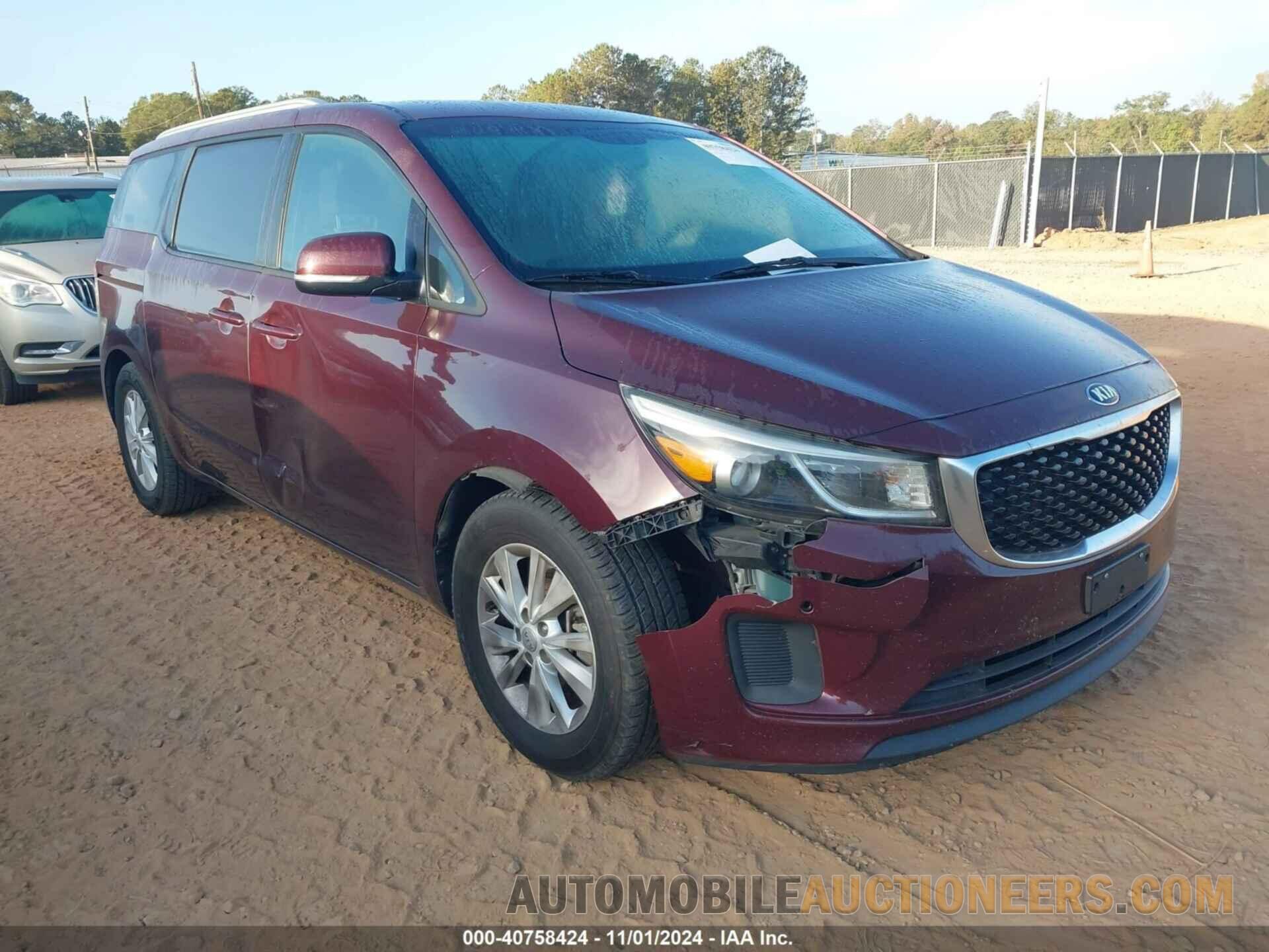 KNDMB5C10H6319095 KIA SEDONA 2017