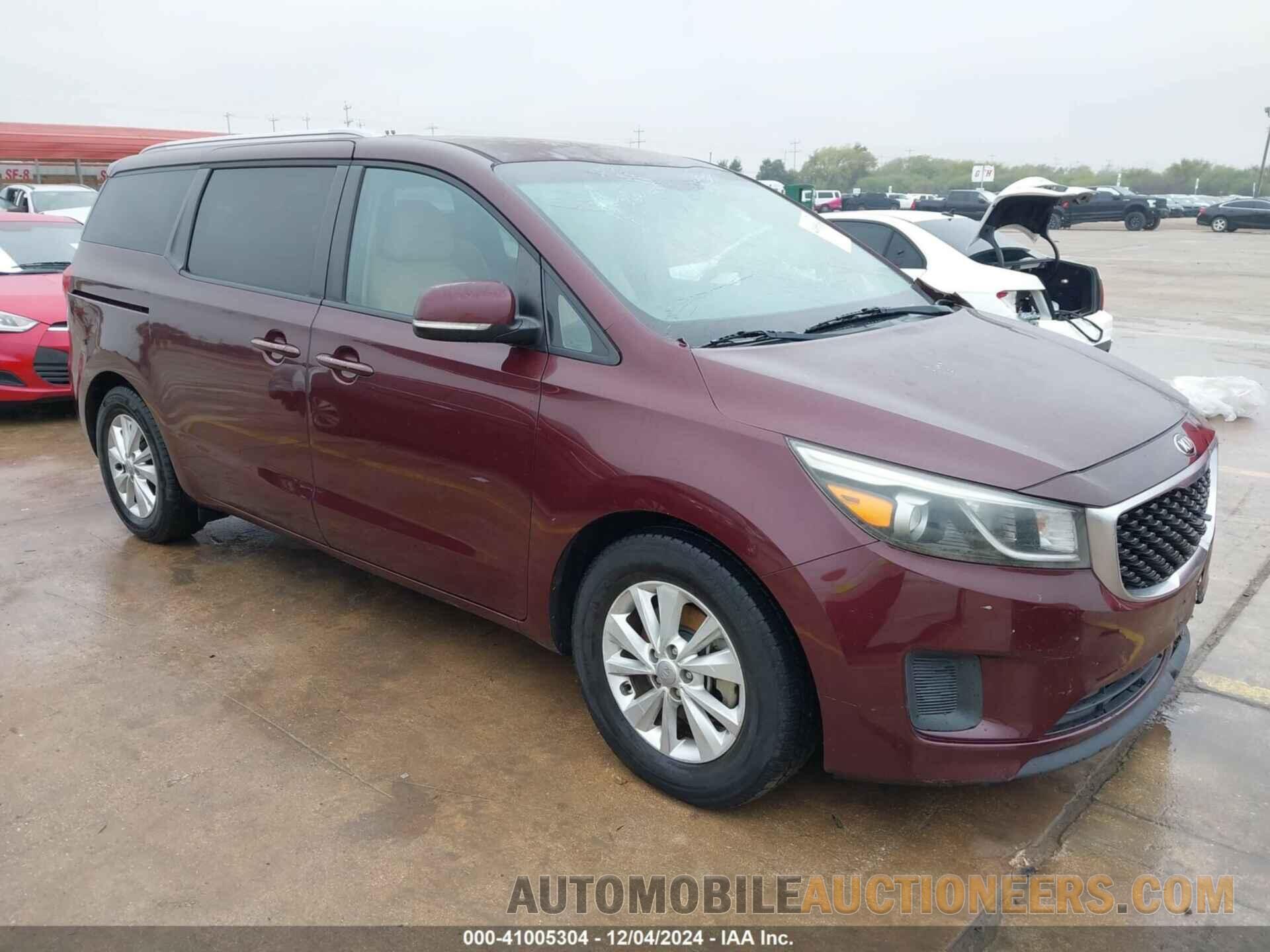 KNDMB5C11G6088741 KIA SEDONA 2016