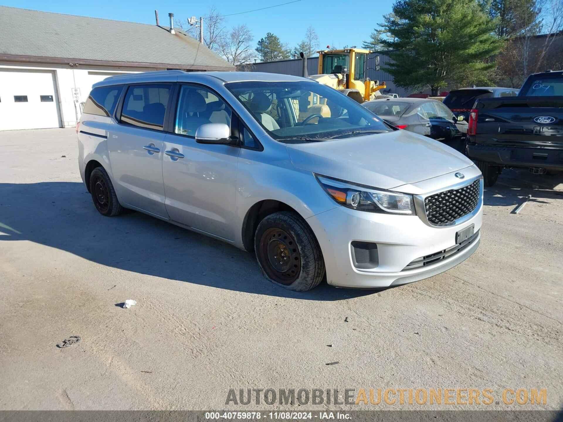 KNDMB5C11G6124444 KIA SEDONA 2016