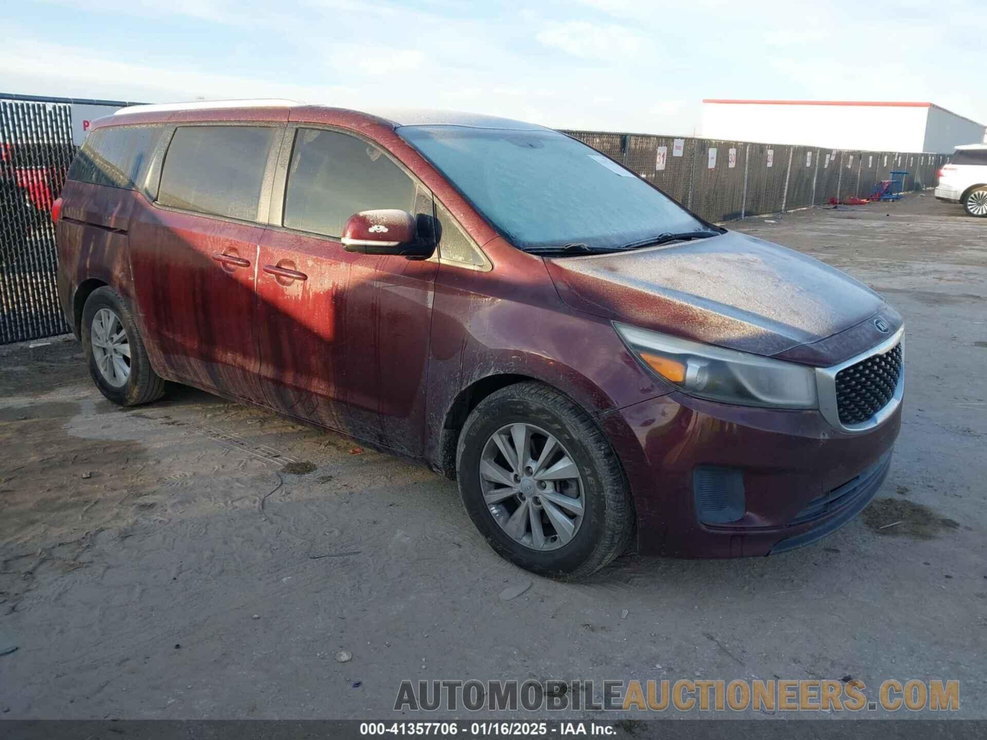 KNDMB5C11G6128817 KIA SEDONA 2016