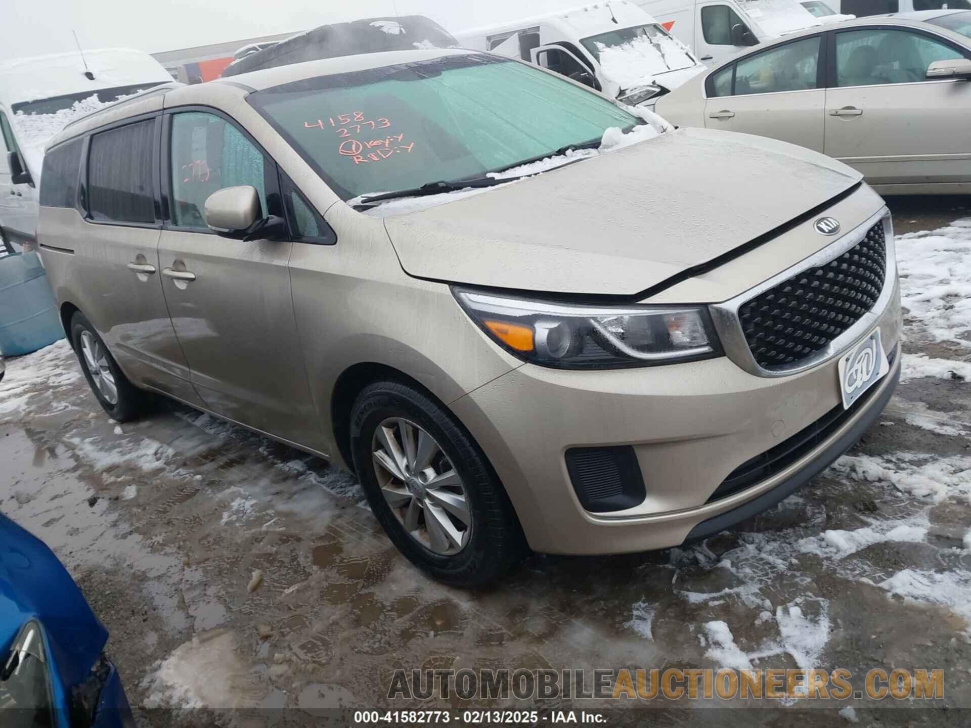 KNDMB5C11G6148887 KIA SEDONA 2016