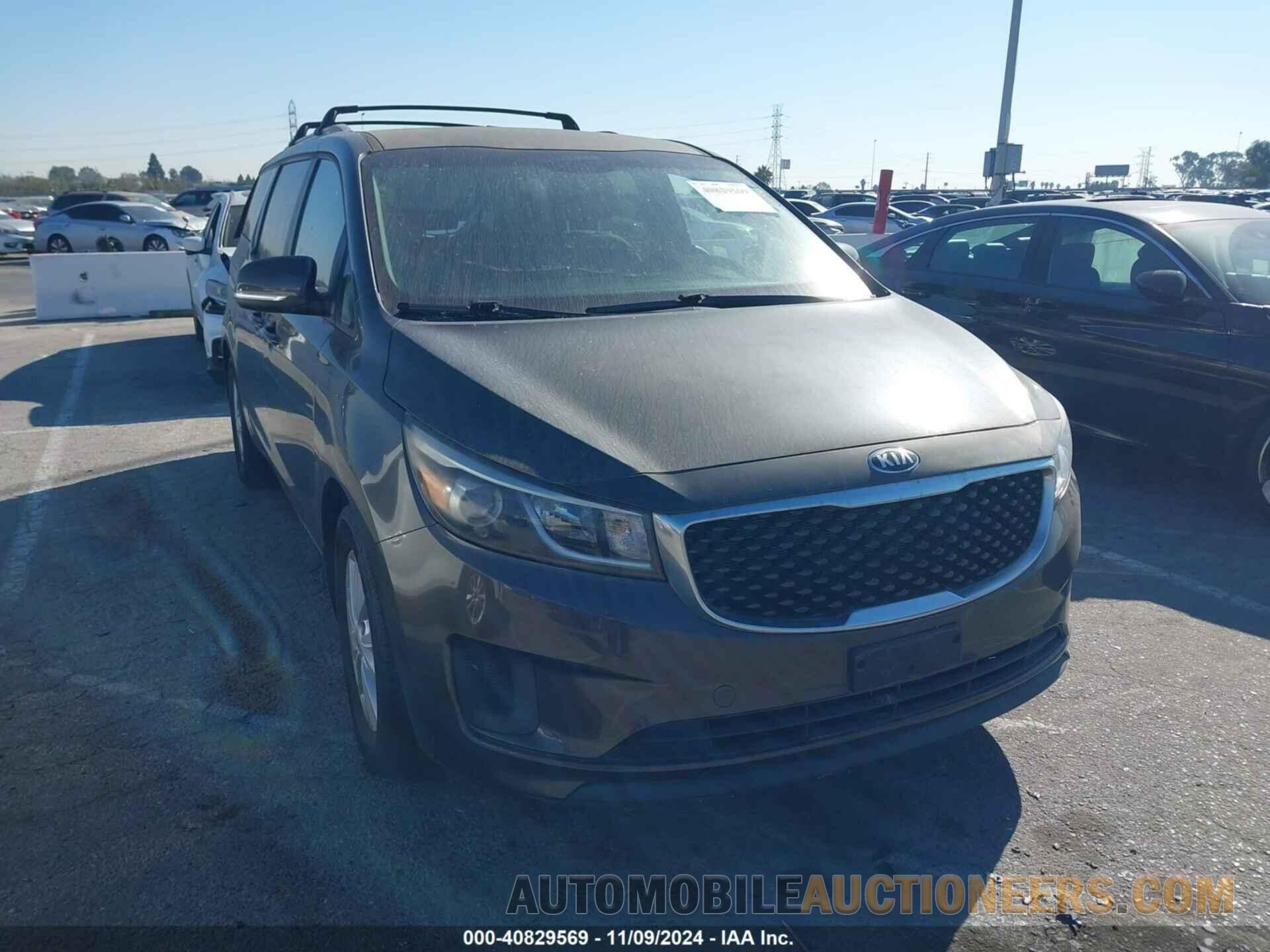 KNDMB5C11G6167908 KIA SEDONA 2016