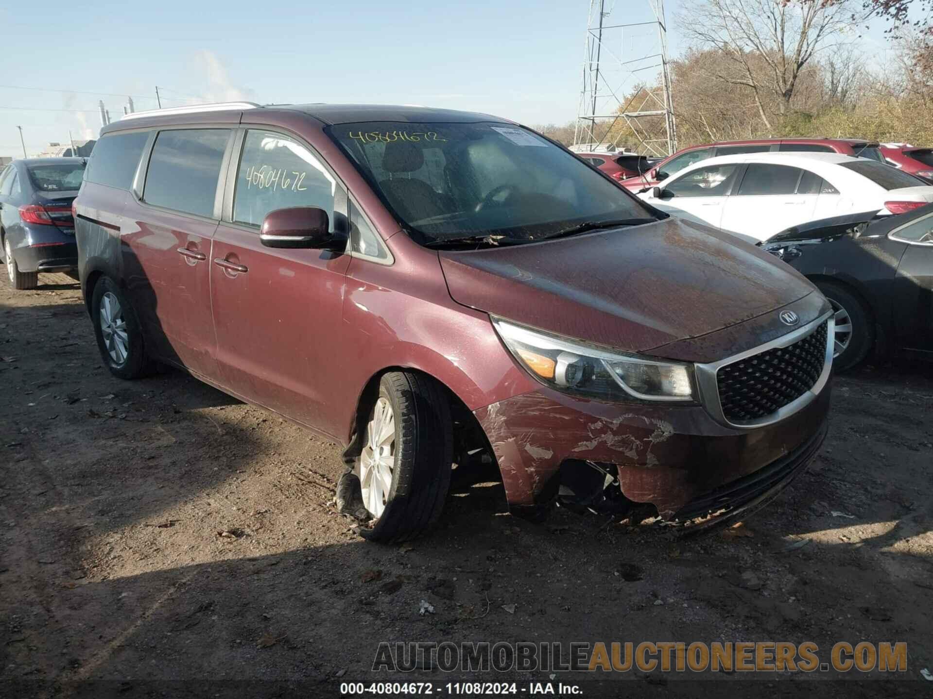 KNDMB5C11G6189181 KIA SEDONA 2016