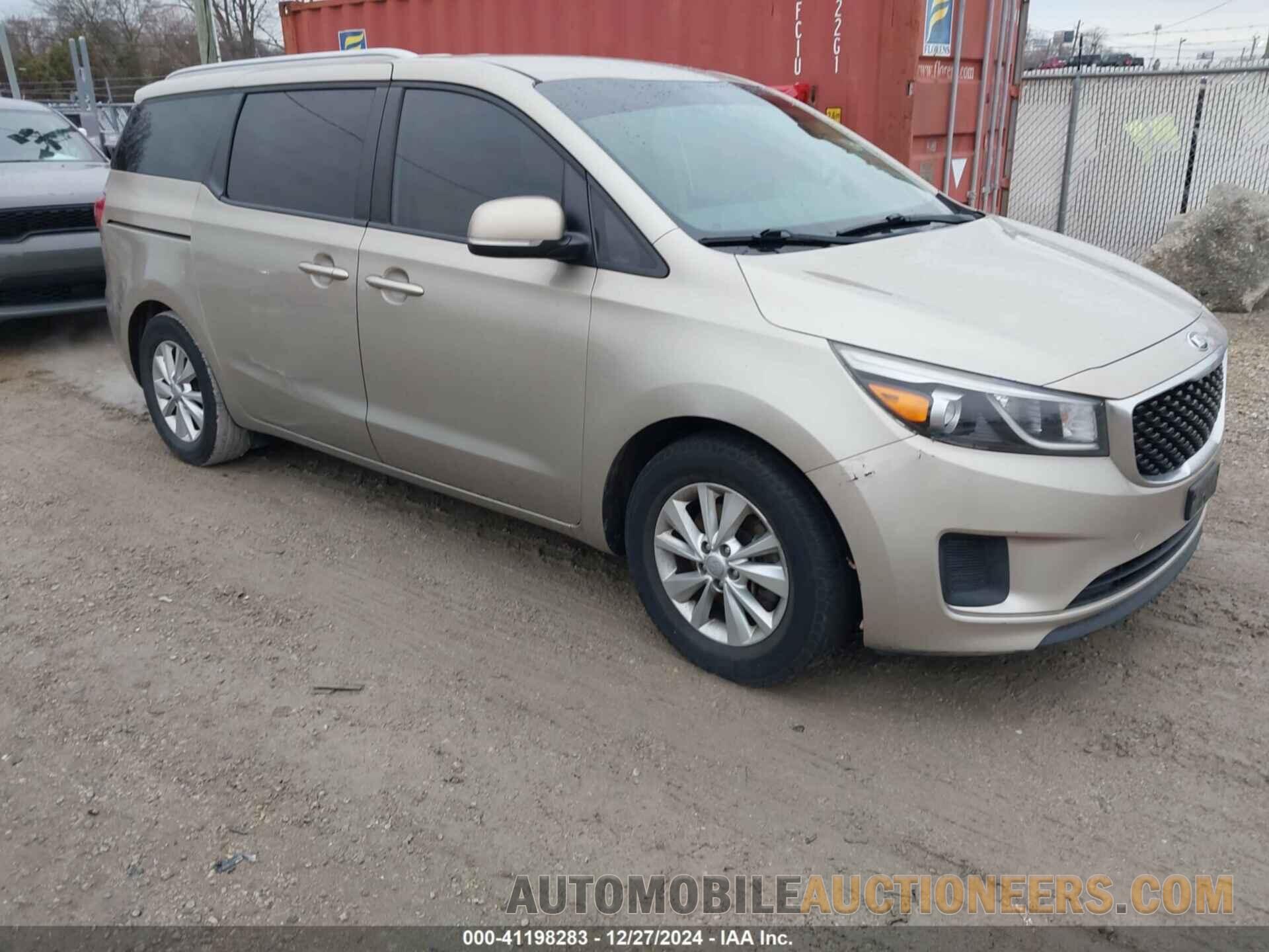 KNDMB5C12G6087128 KIA SEDONA 2016