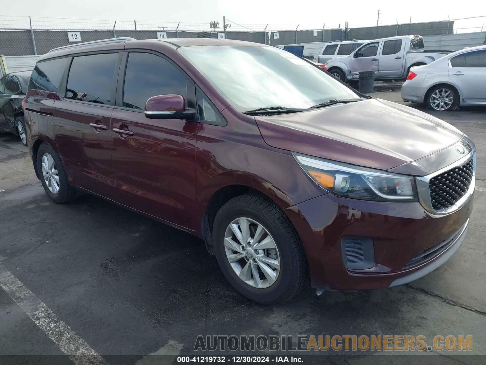 KNDMB5C12G6165679 KIA SEDONA 2016