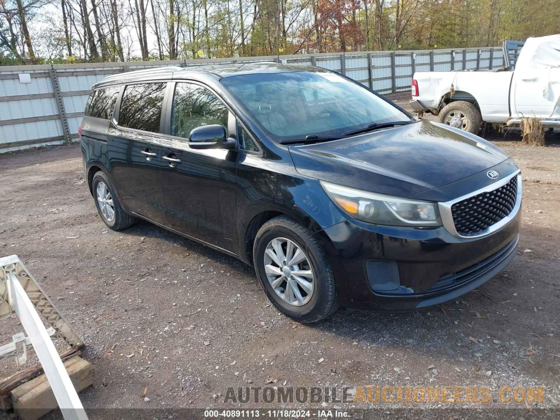 KNDMB5C15G6101345 KIA SEDONA 2016