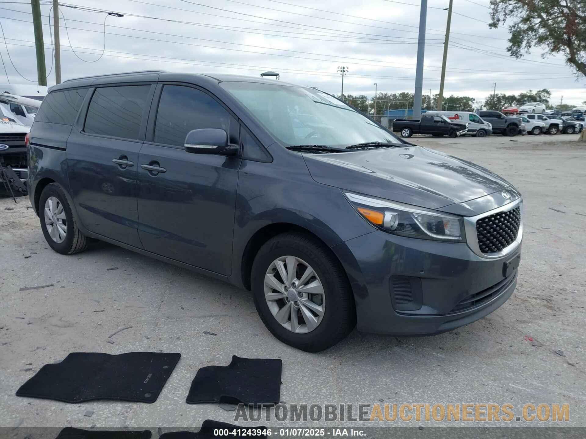 KNDMB5C15H6314197 KIA SEDONA 2017