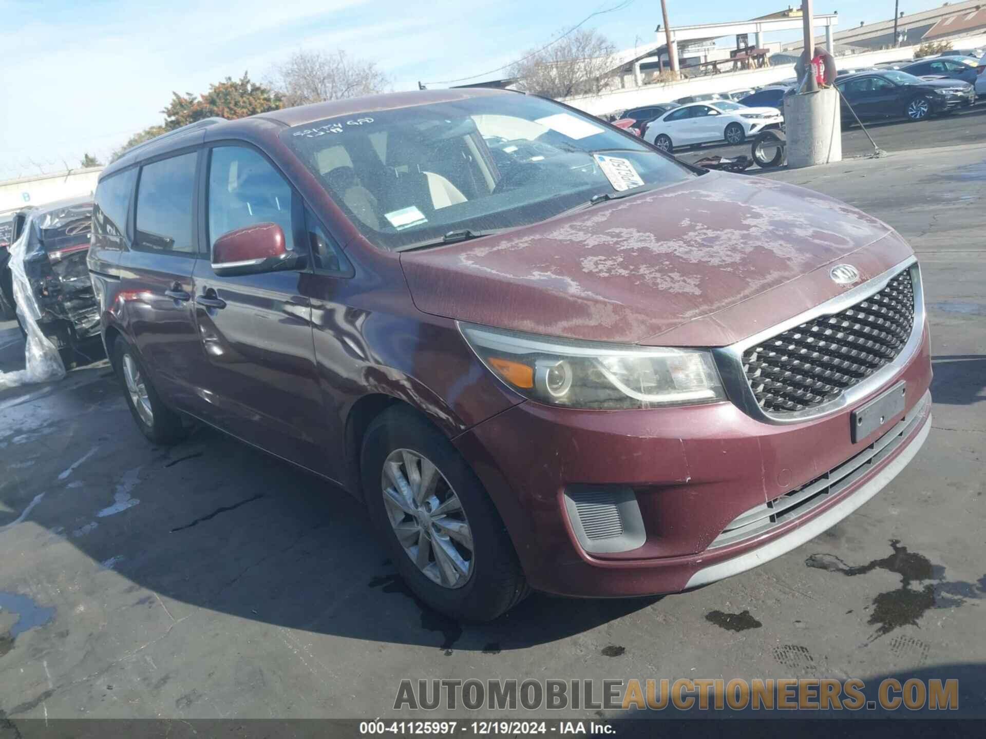 KNDMB5C16G6088718 KIA SEDONA 2016