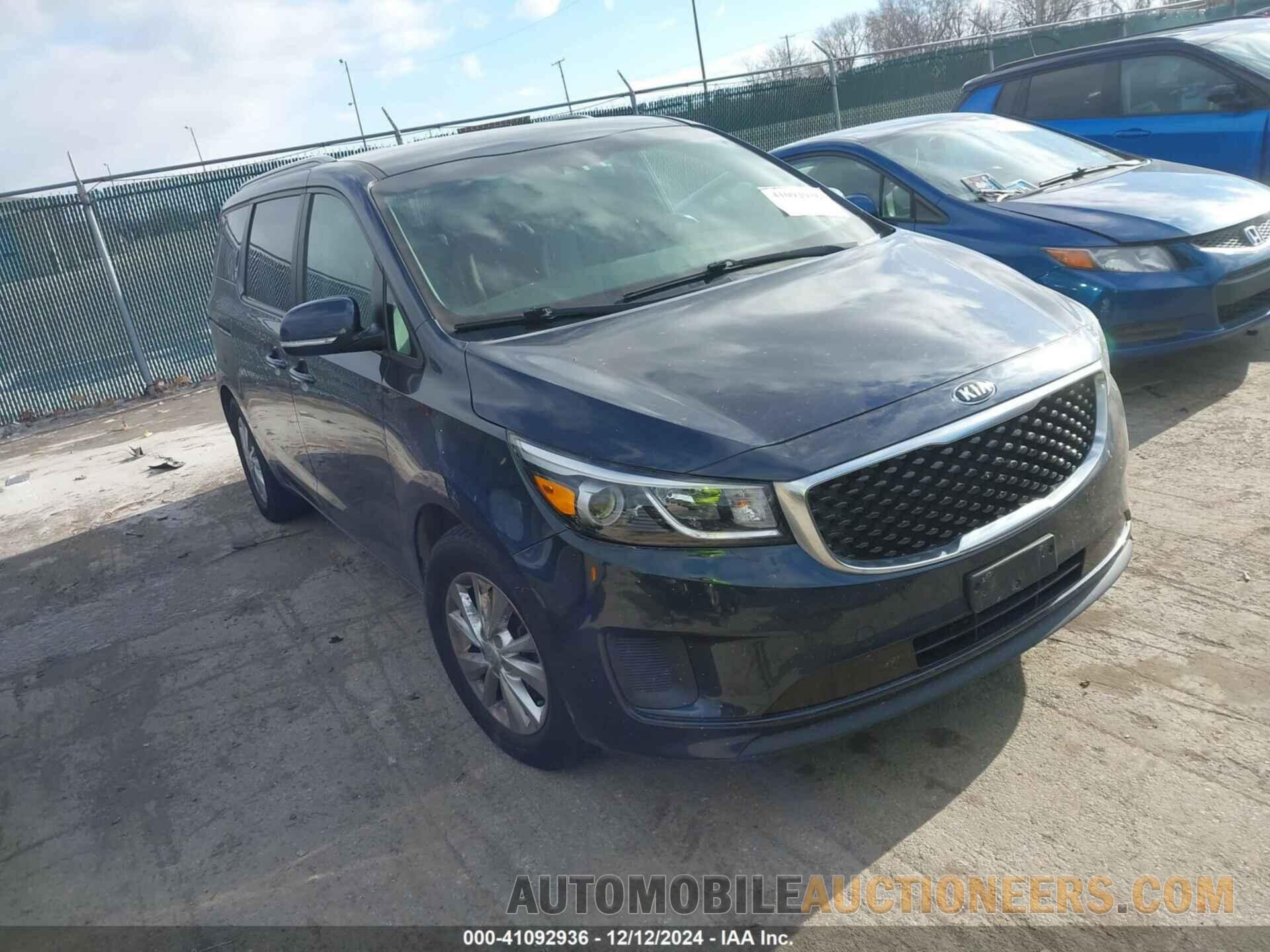 KNDMB5C16H6290783 KIA SEDONA 2017