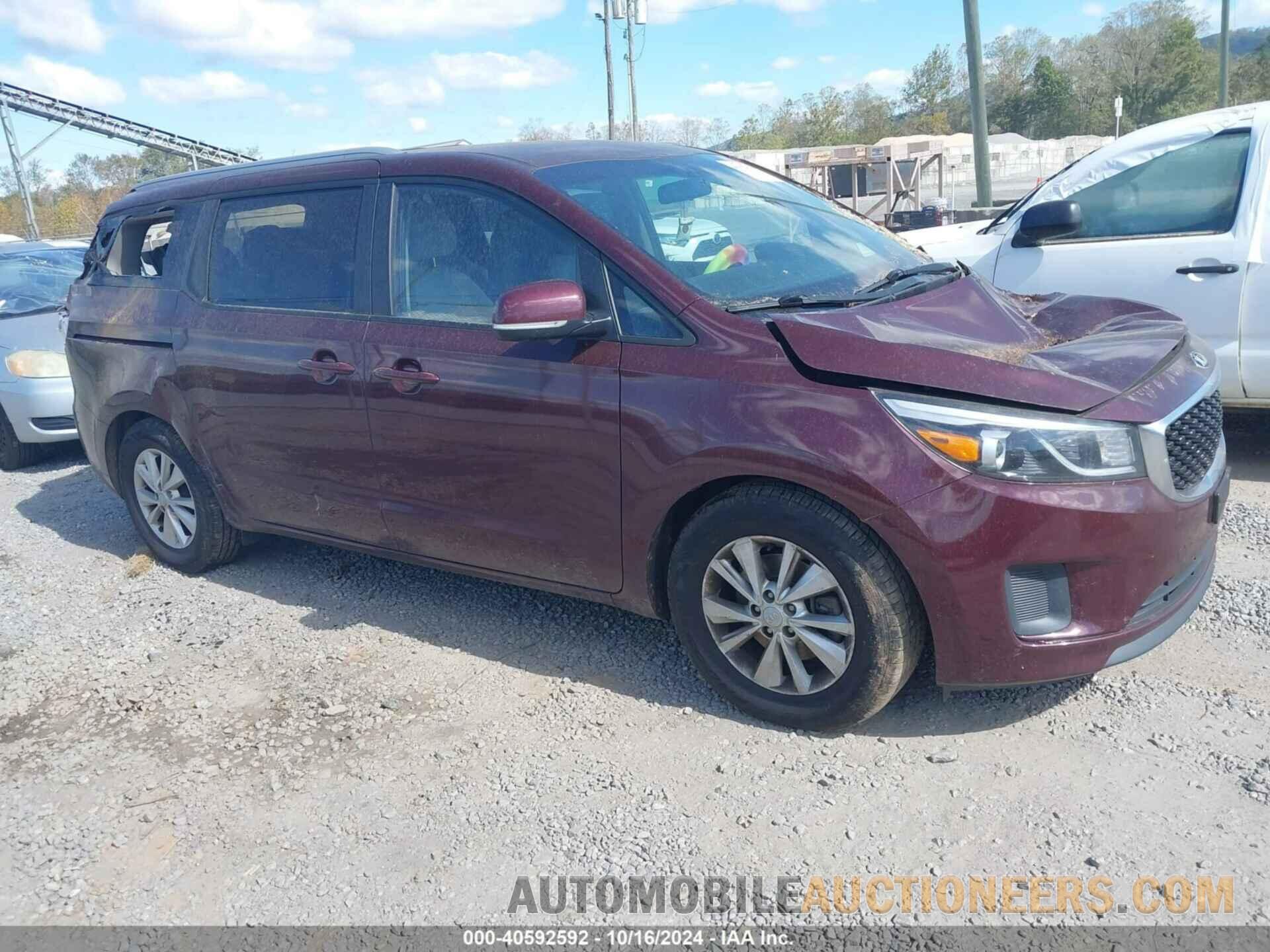 KNDMB5C17G6189167 KIA SEDONA 2016