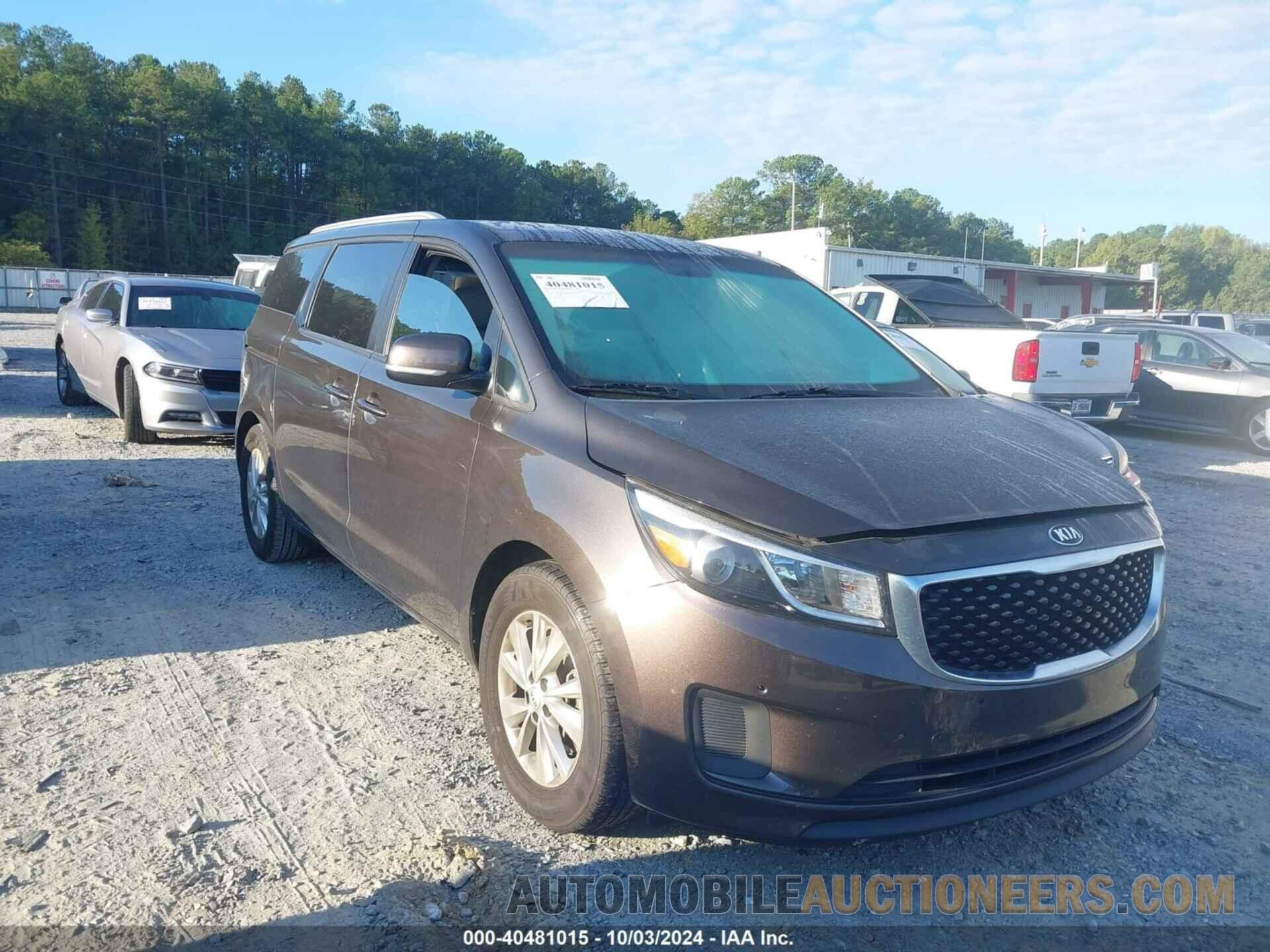 KNDMB5C17H6325590 KIA SEDONA 2017