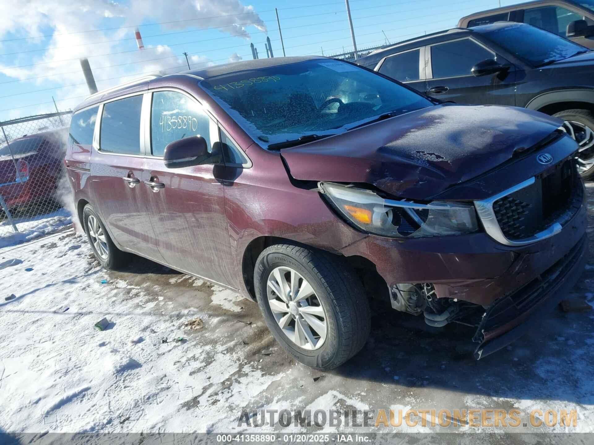 KNDMB5C19G6092181 KIA SEDONA 2016